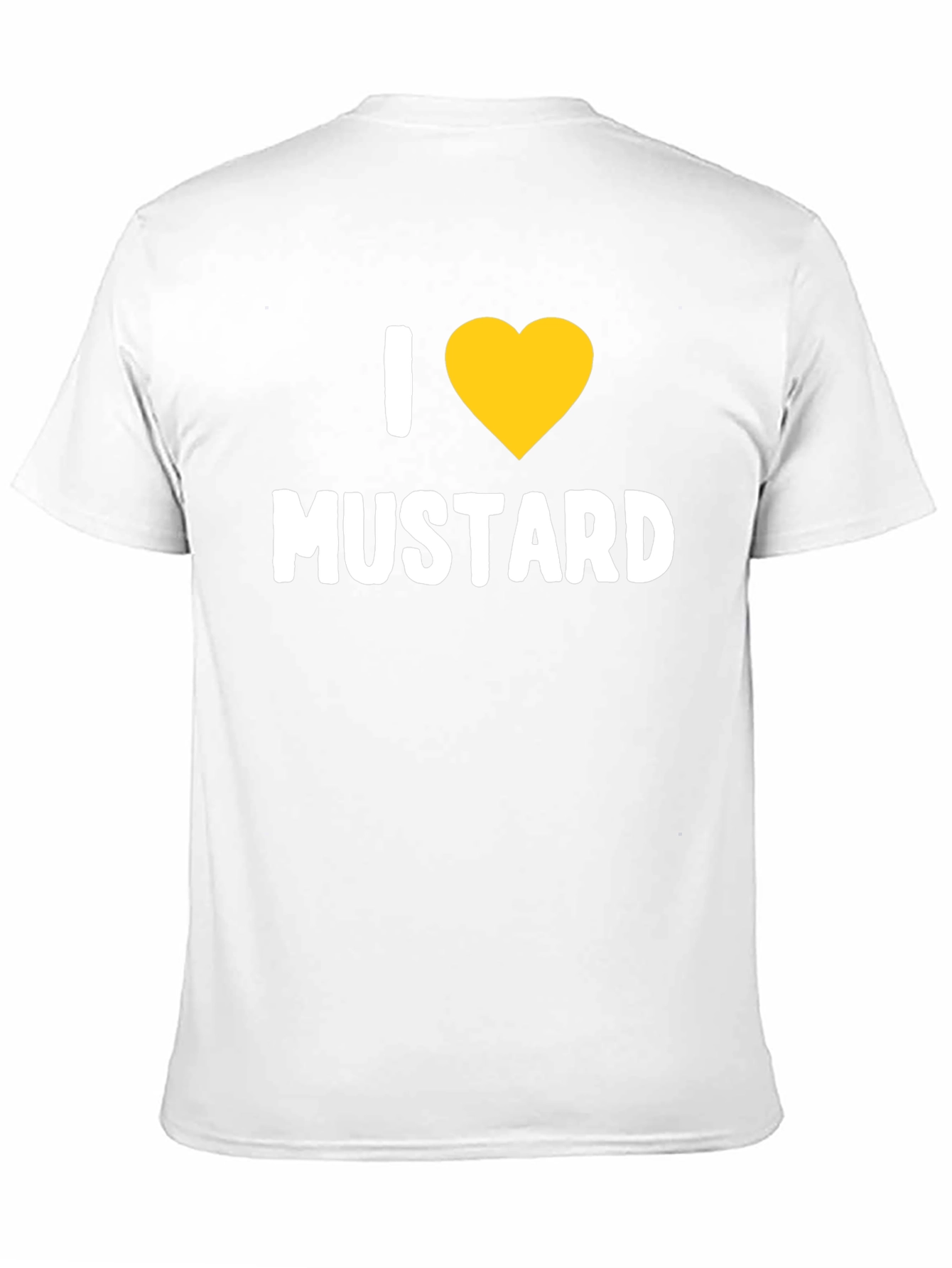 I Heart Mustard T-Shirt - Novelty Graphic Tee