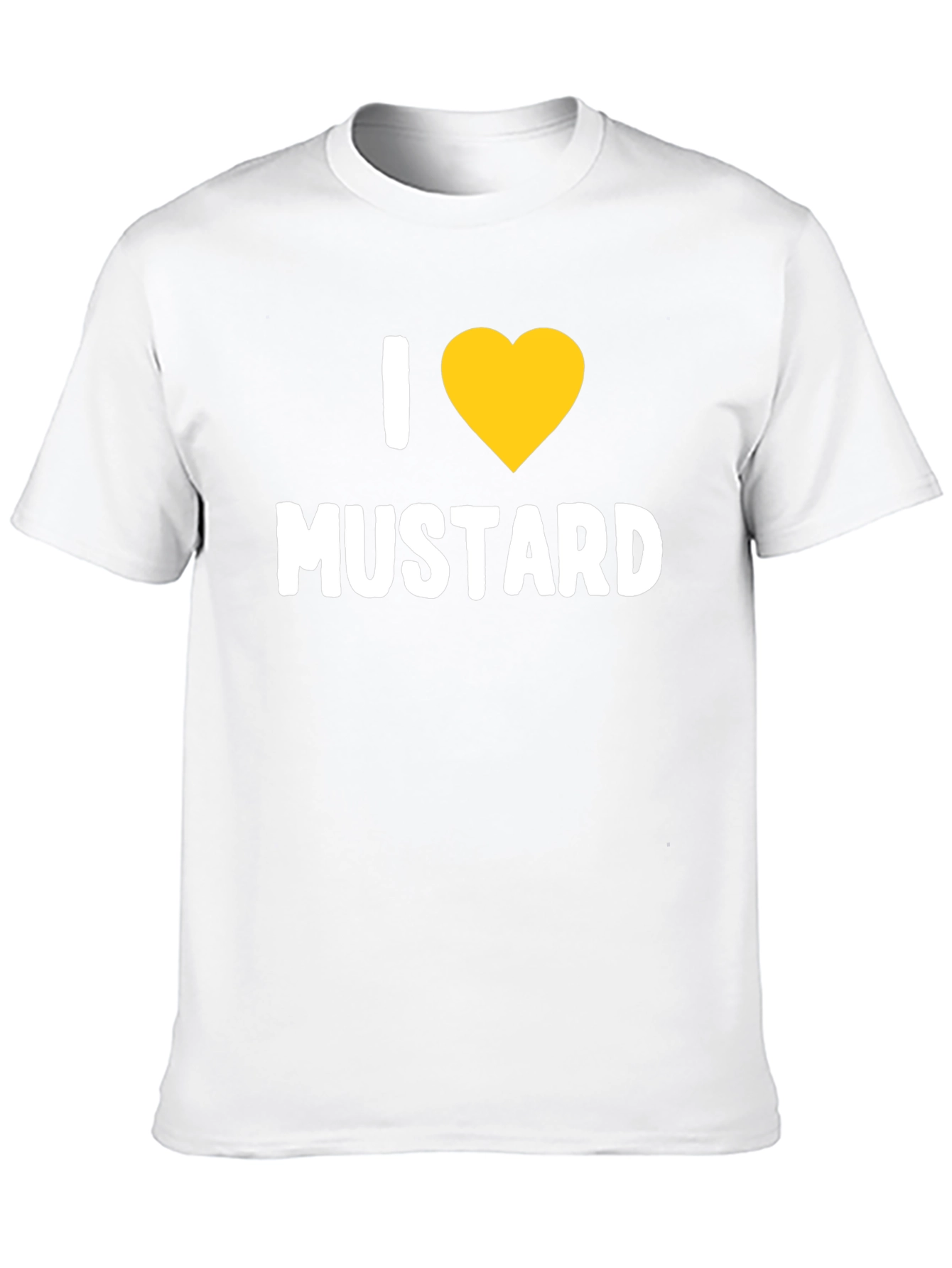 I Heart Mustard T-Shirt - Novelty Graphic Tee