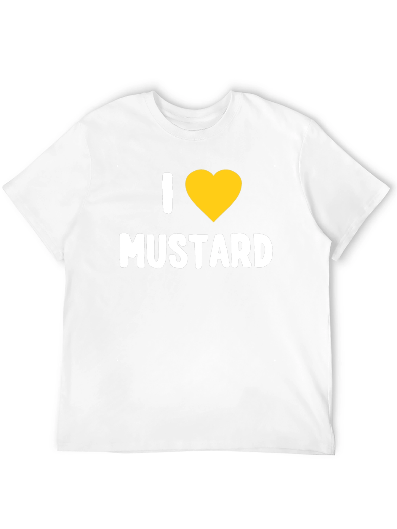 I Heart Mustard T-Shirt - Novelty Graphic Tee