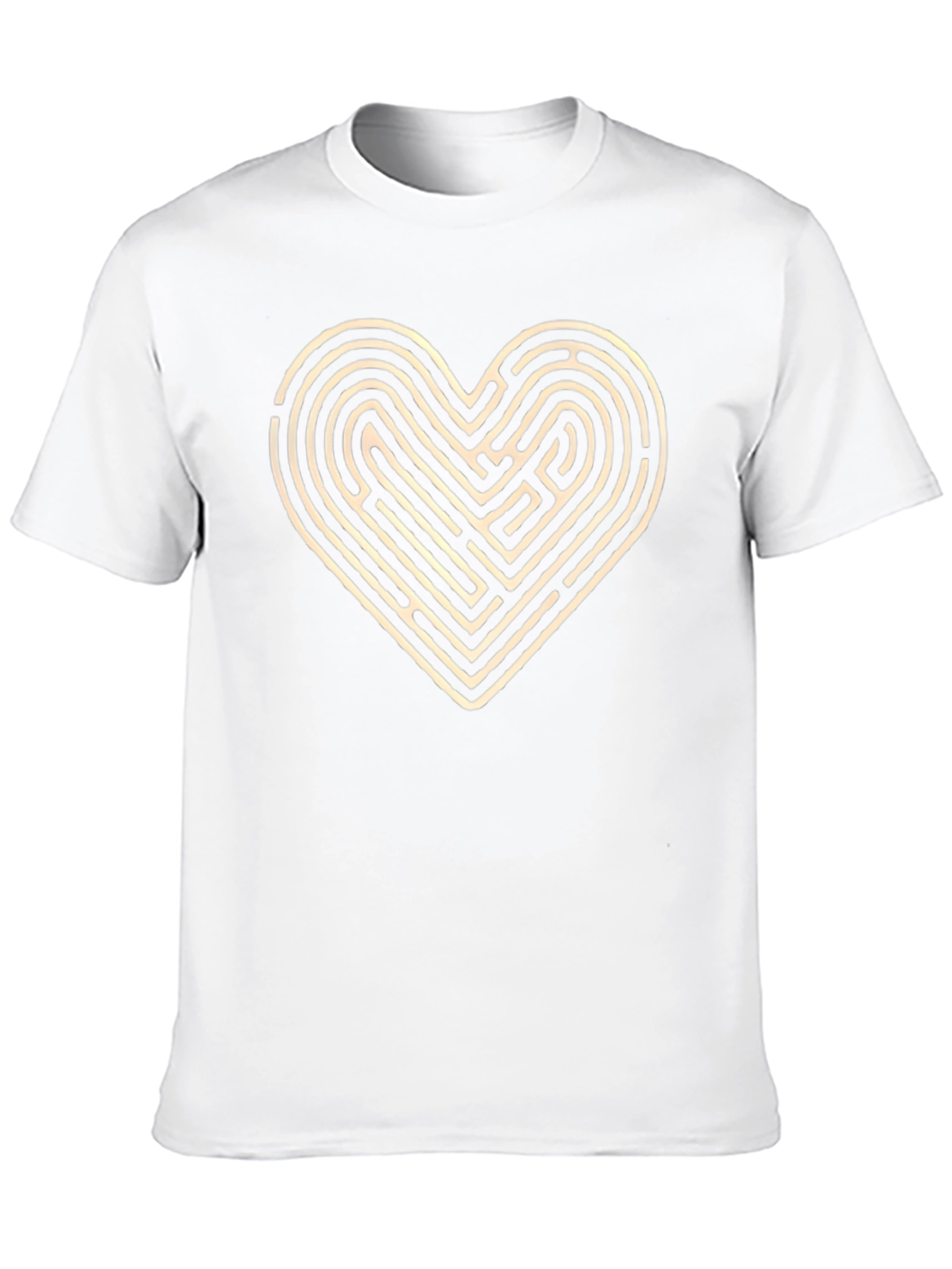 Heart Maze T-Shirt - Find Your Way to Love