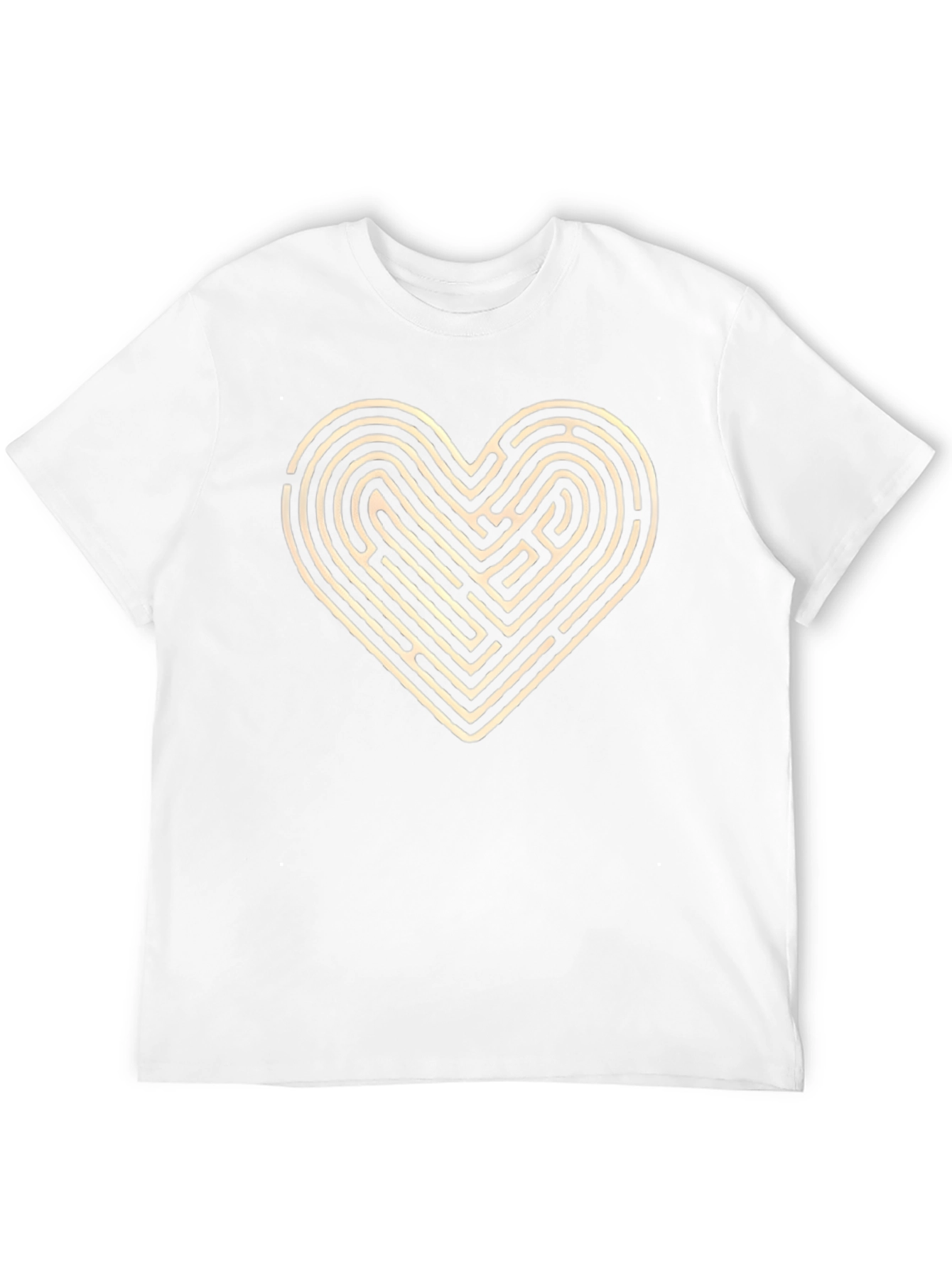 Heart Maze T-Shirt - Find Your Way to Love