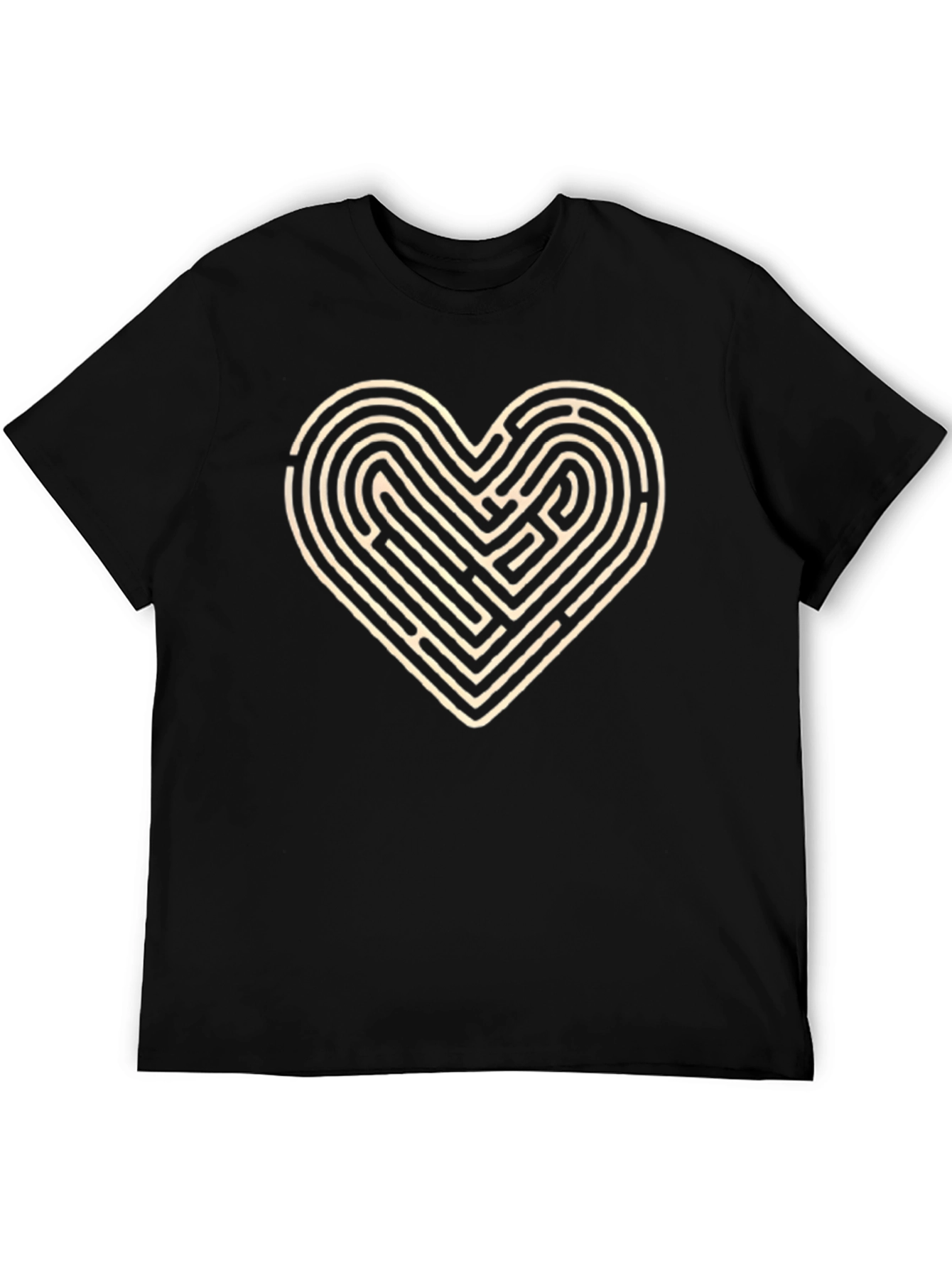 Heart Maze T-Shirt - Find Your Way to Love