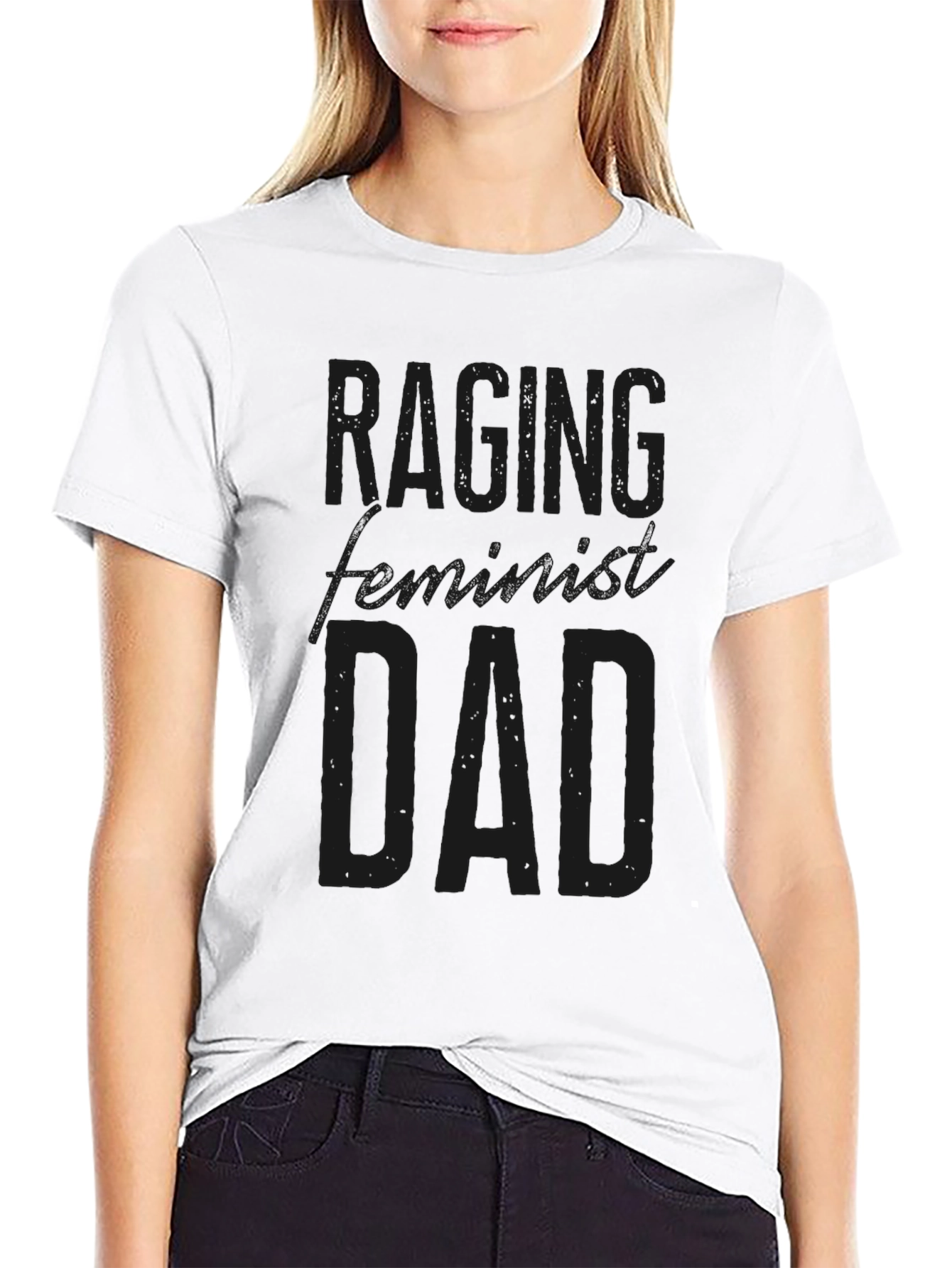 Raging Feminist Dad Graphic T-Shirt