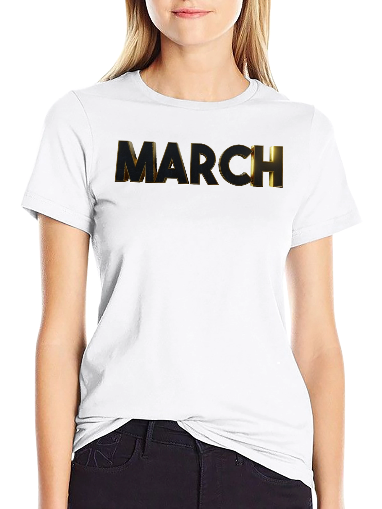 March Black T-Shirt
