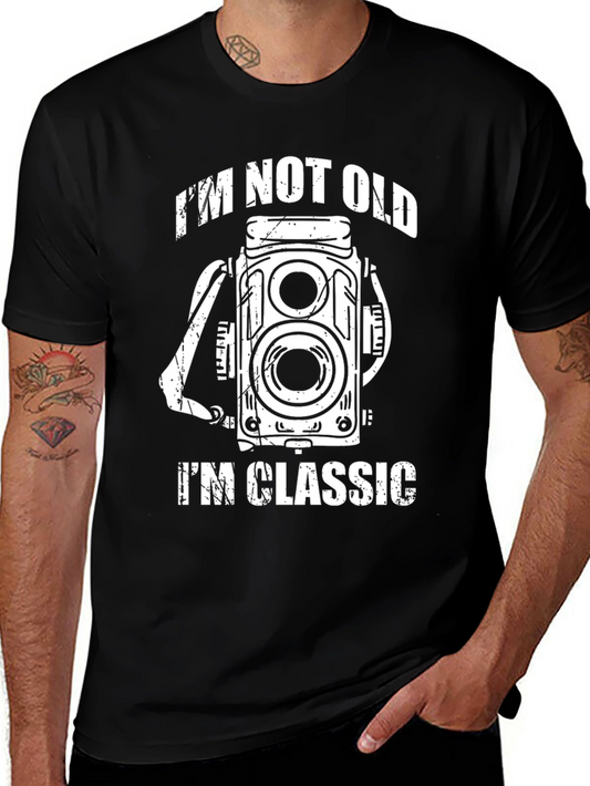Retro Camera T-Shirt - Im Not Old Im Classic Tee