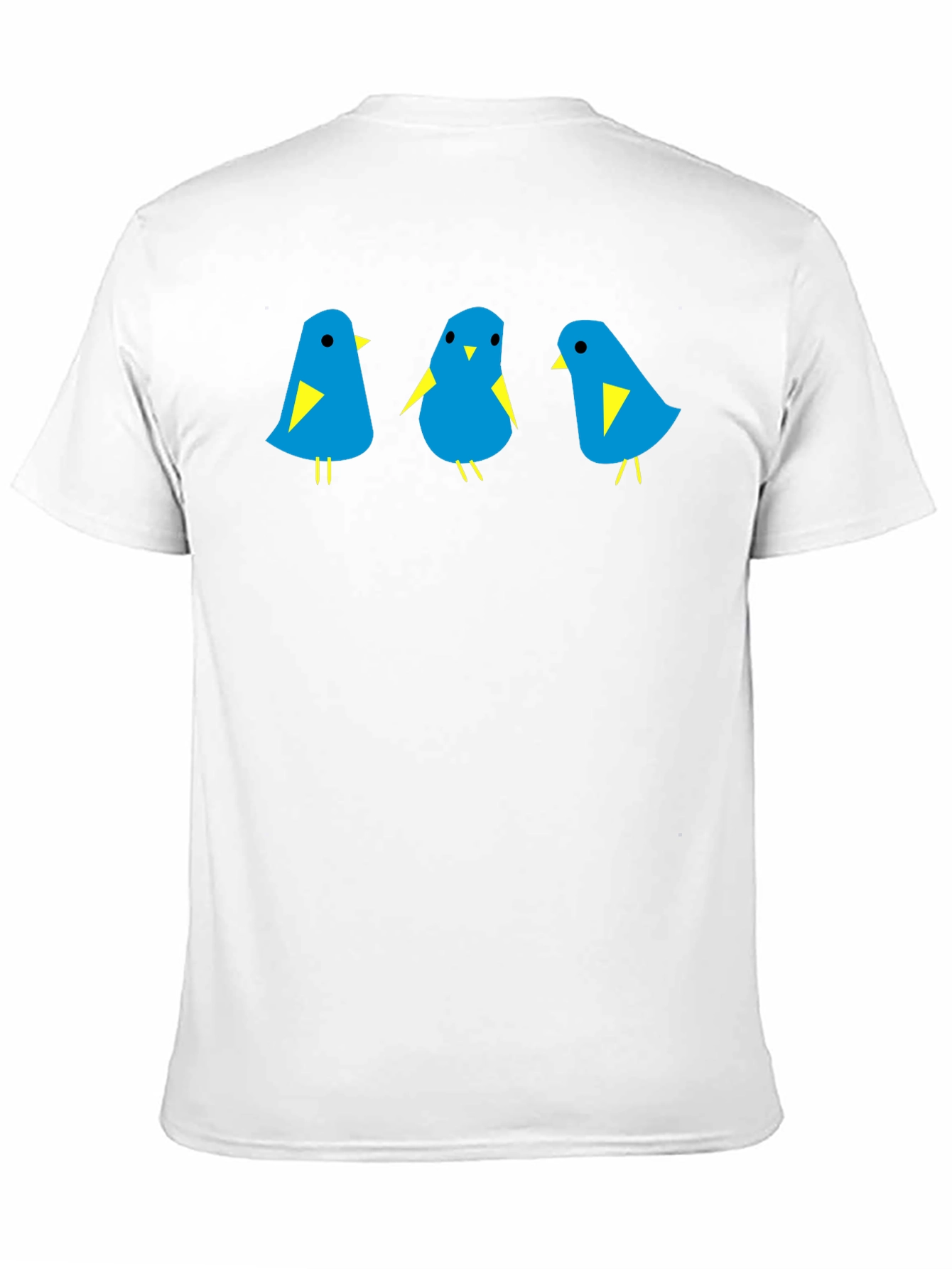 Blue Bird Trio Graphic Tee - Mens Black T-Shirt