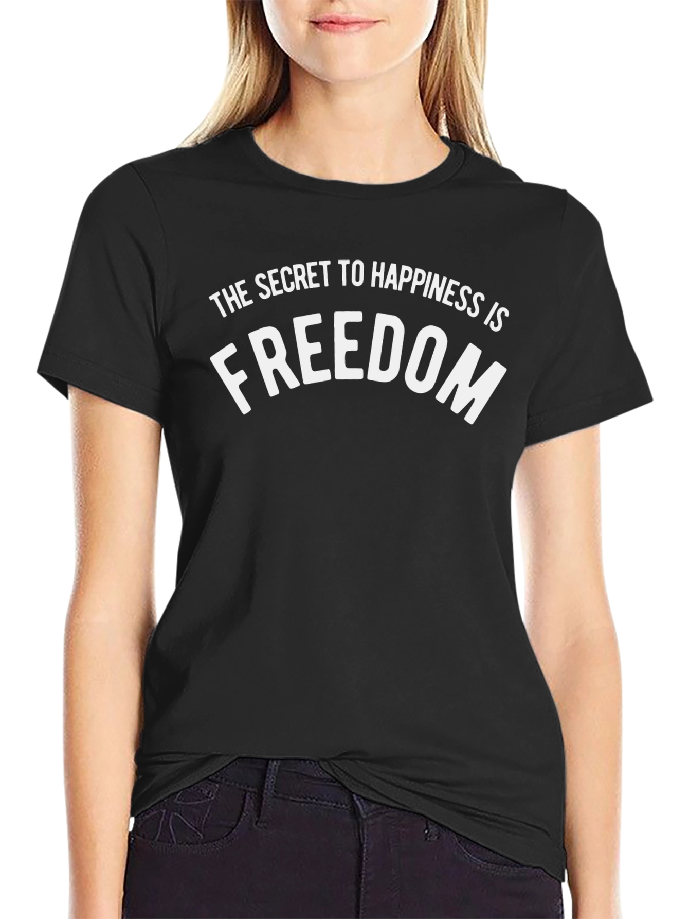 Freedom Graphic Tee - Secret to Happiness T-Shirt