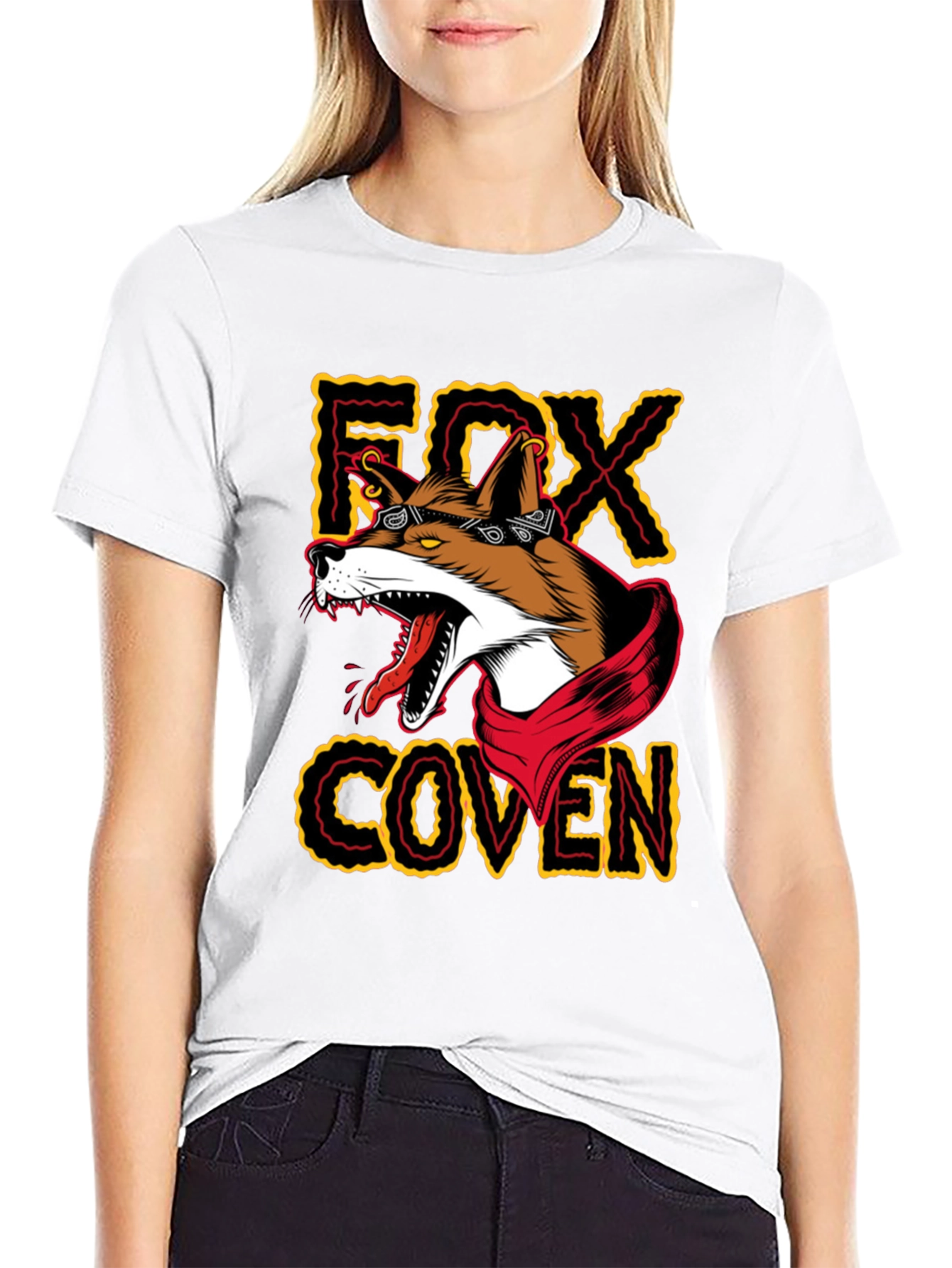 Fox Coven Graphic Tee - Black