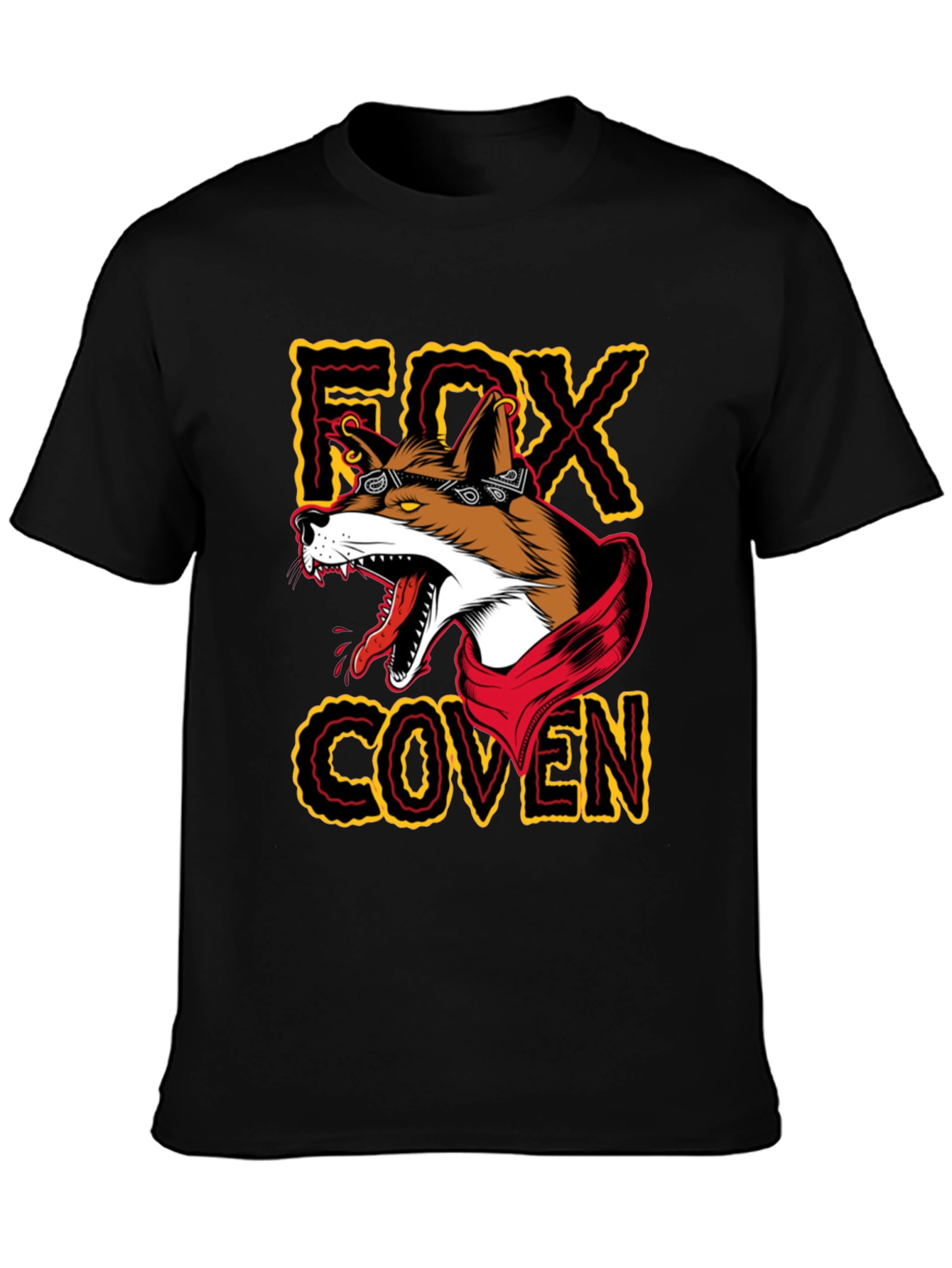 Fox Coven Graphic Tee - Black