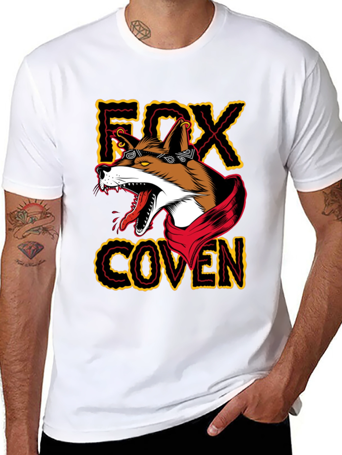 Fox Coven Graphic Tee - Black