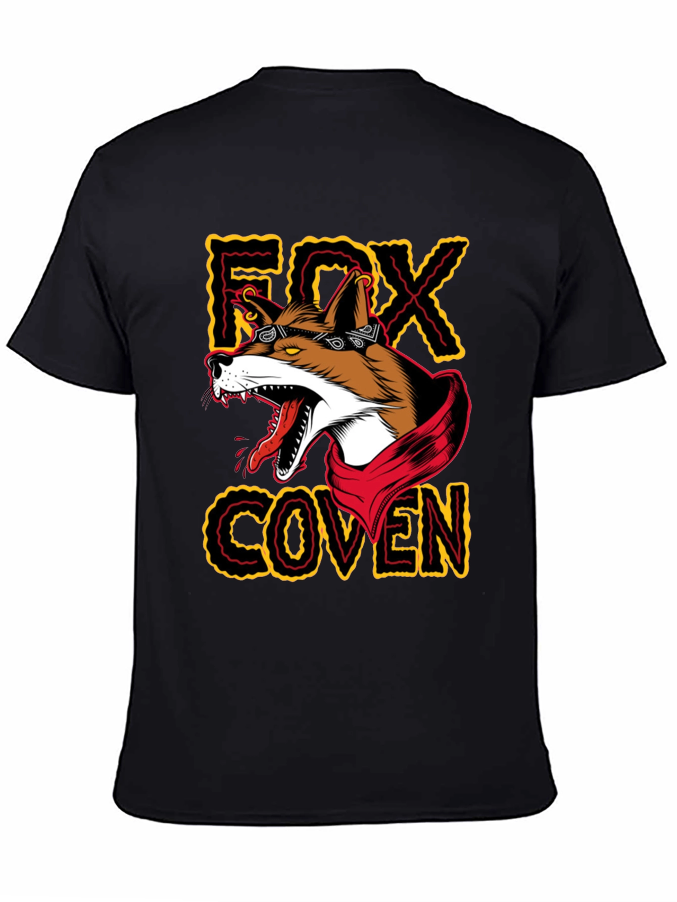 Fox Coven Graphic Tee - Black
