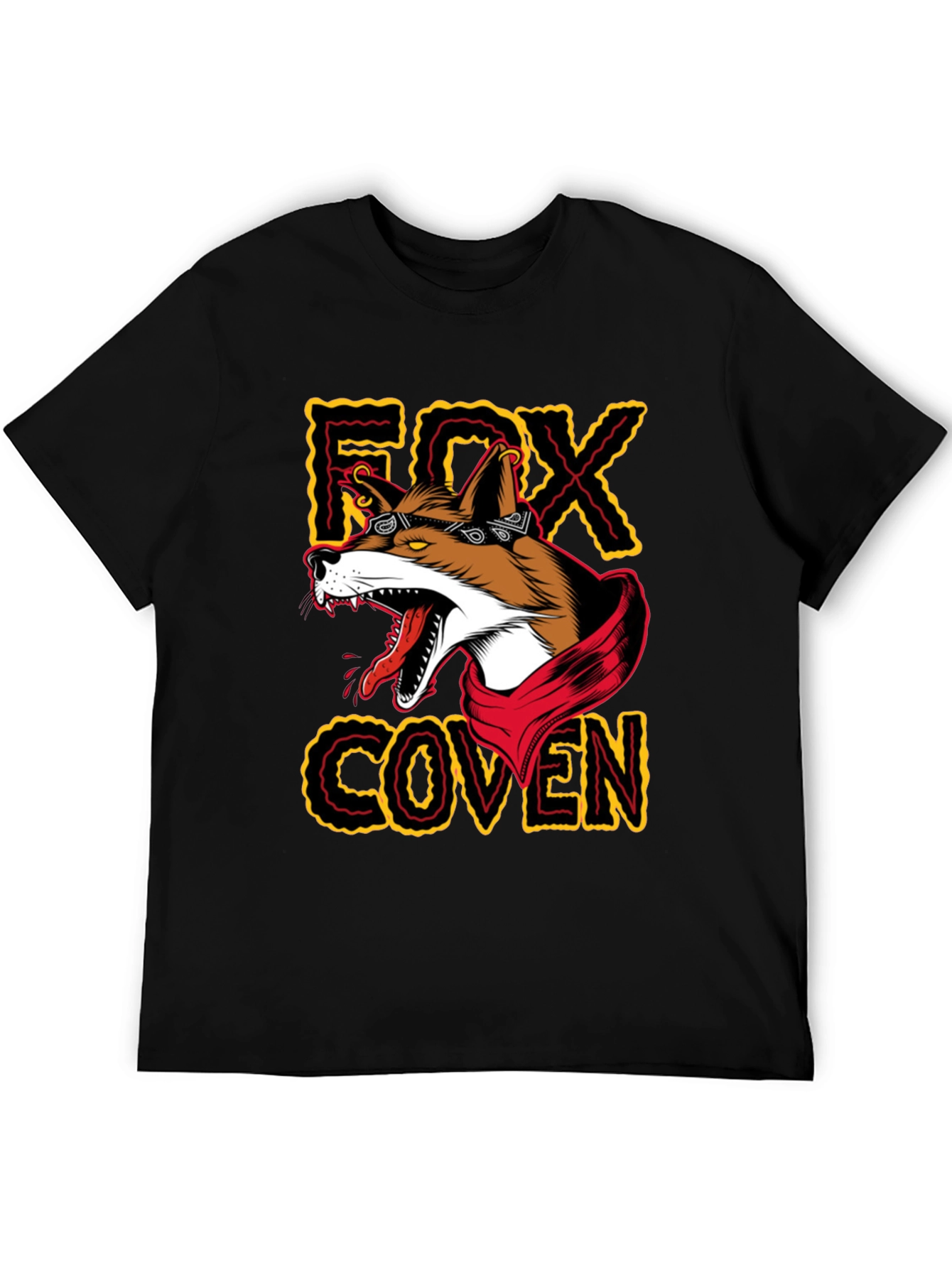 Fox Coven Graphic Tee - Black