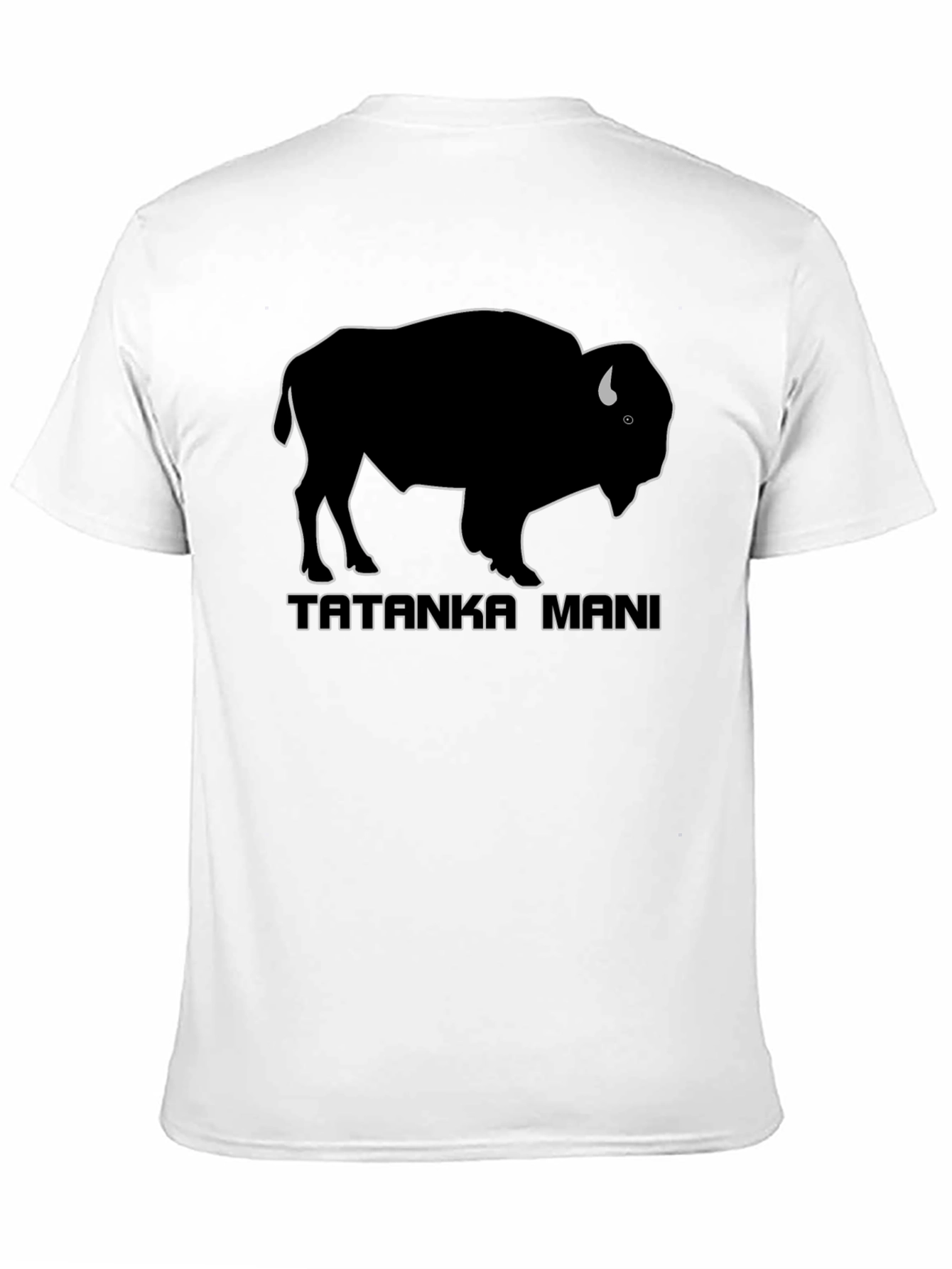Tatanka Mani Bison Graphic Tee - Black