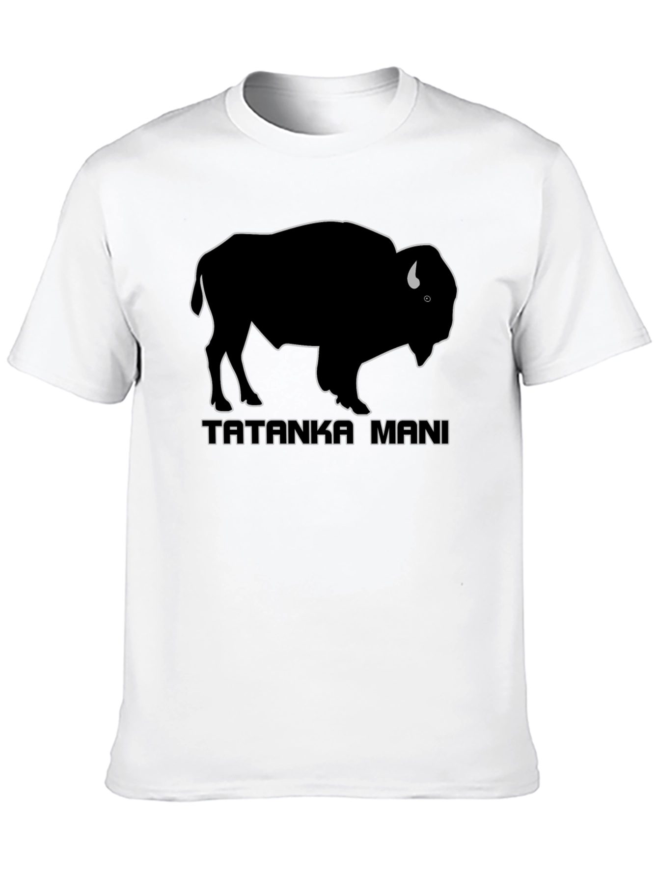 Tatanka Mani Bison Graphic Tee - Black