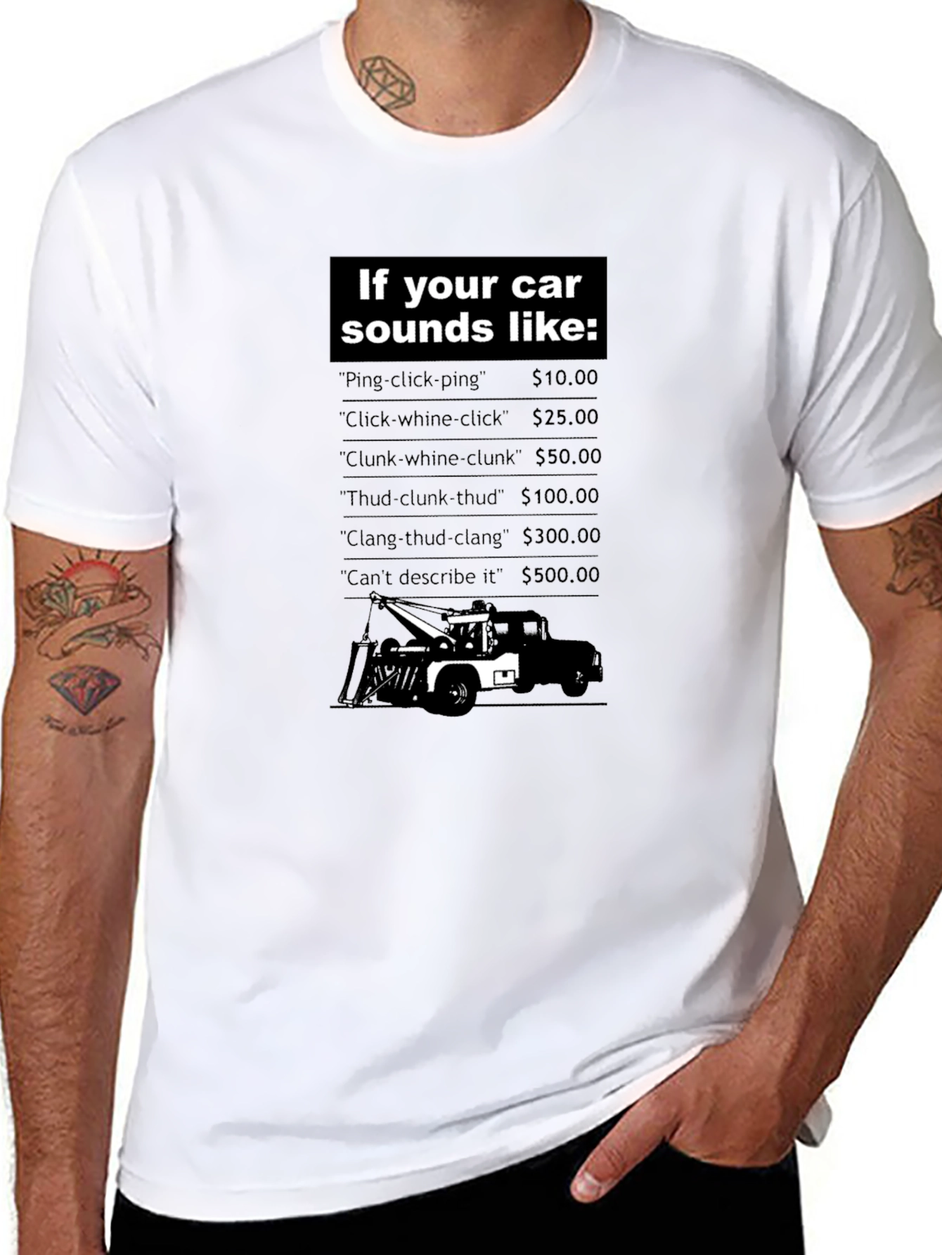 Funny Car Sounds Graphic T-Shirt