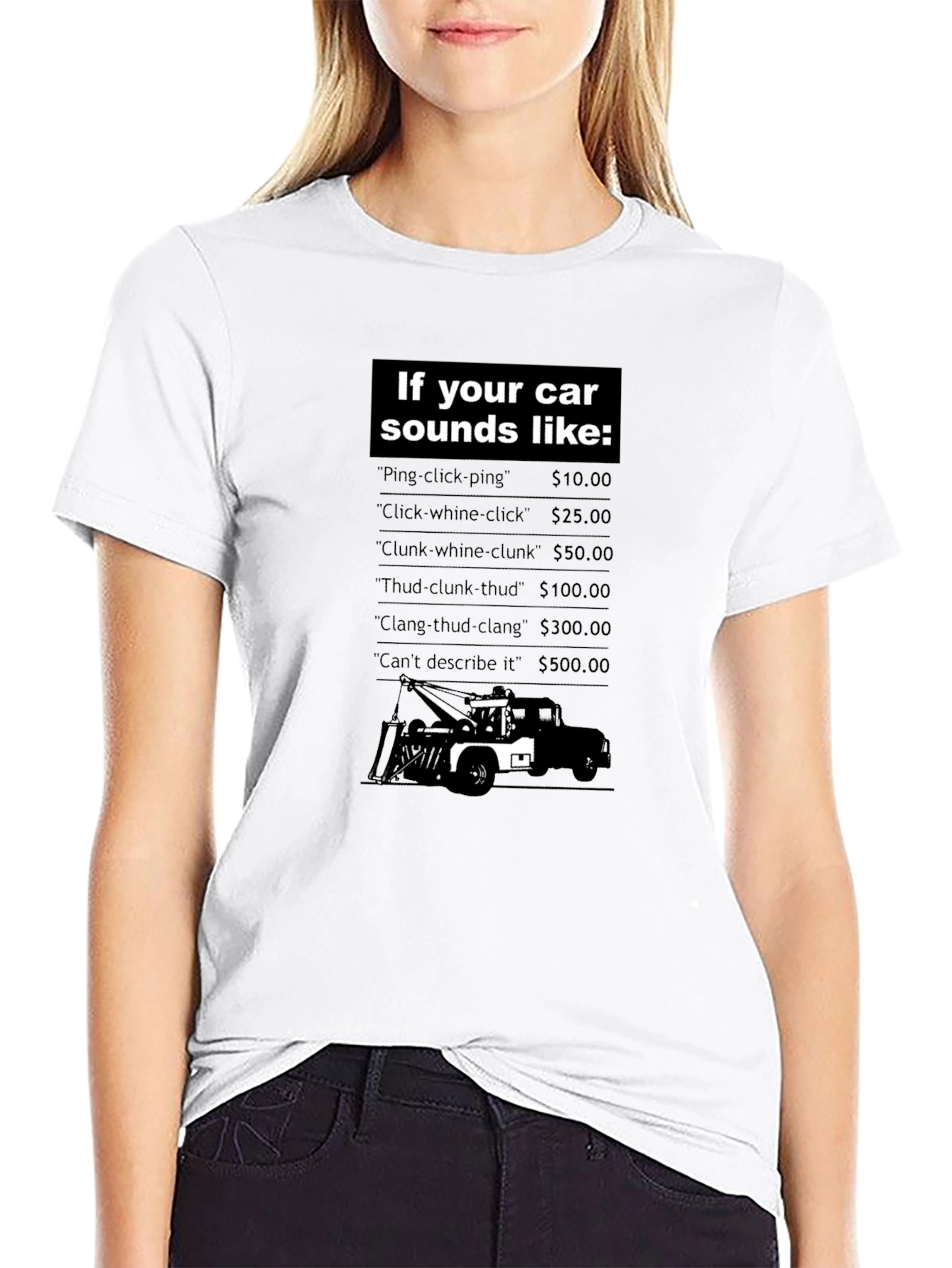 Funny Car Sounds Graphic T-Shirt