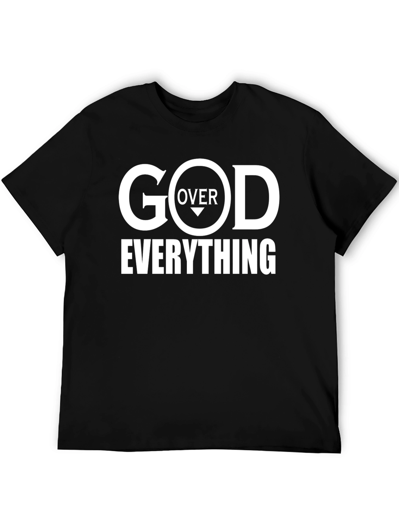 God Over Everything Graphic Black T-Shirt