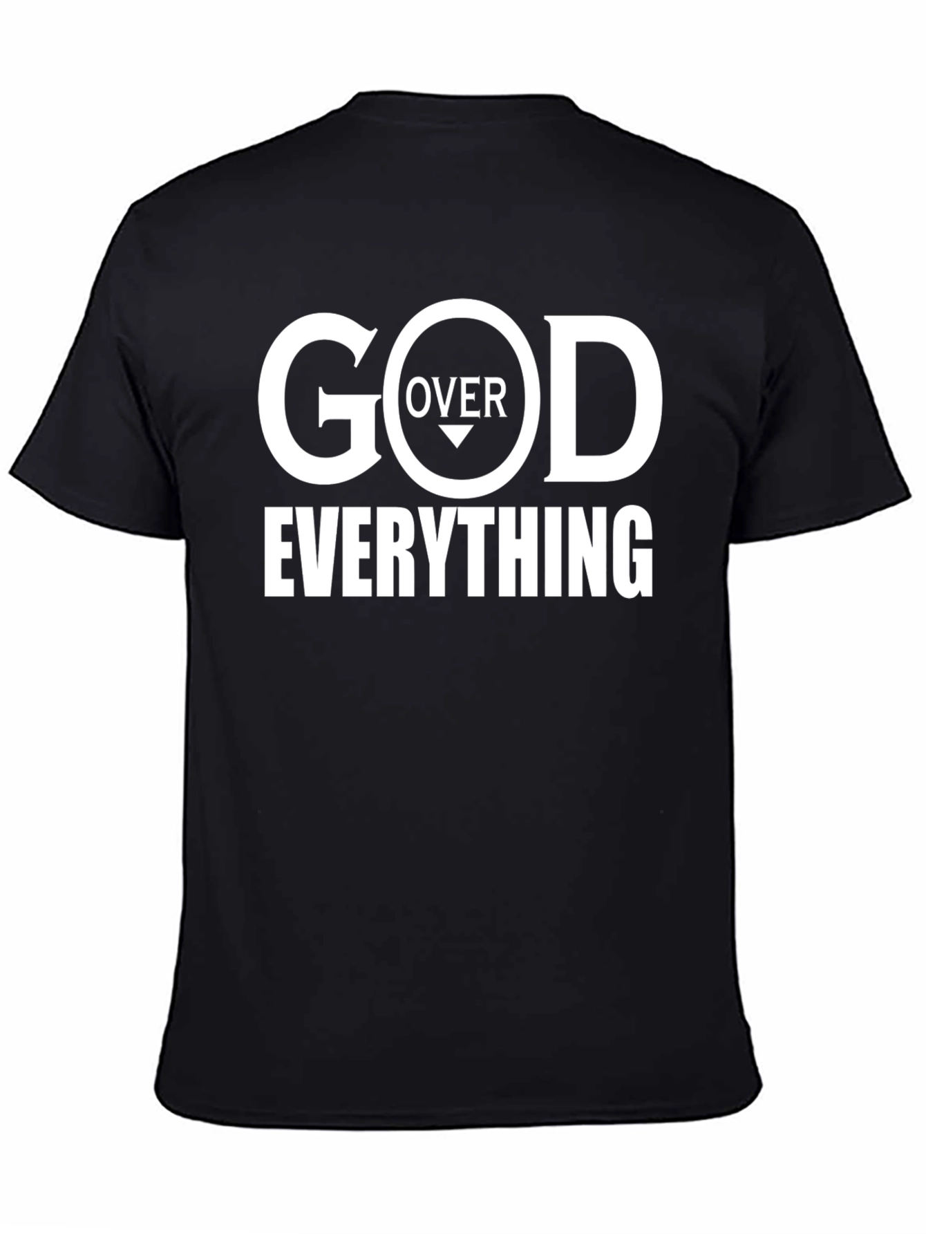 God Over Everything Graphic Black T-Shirt