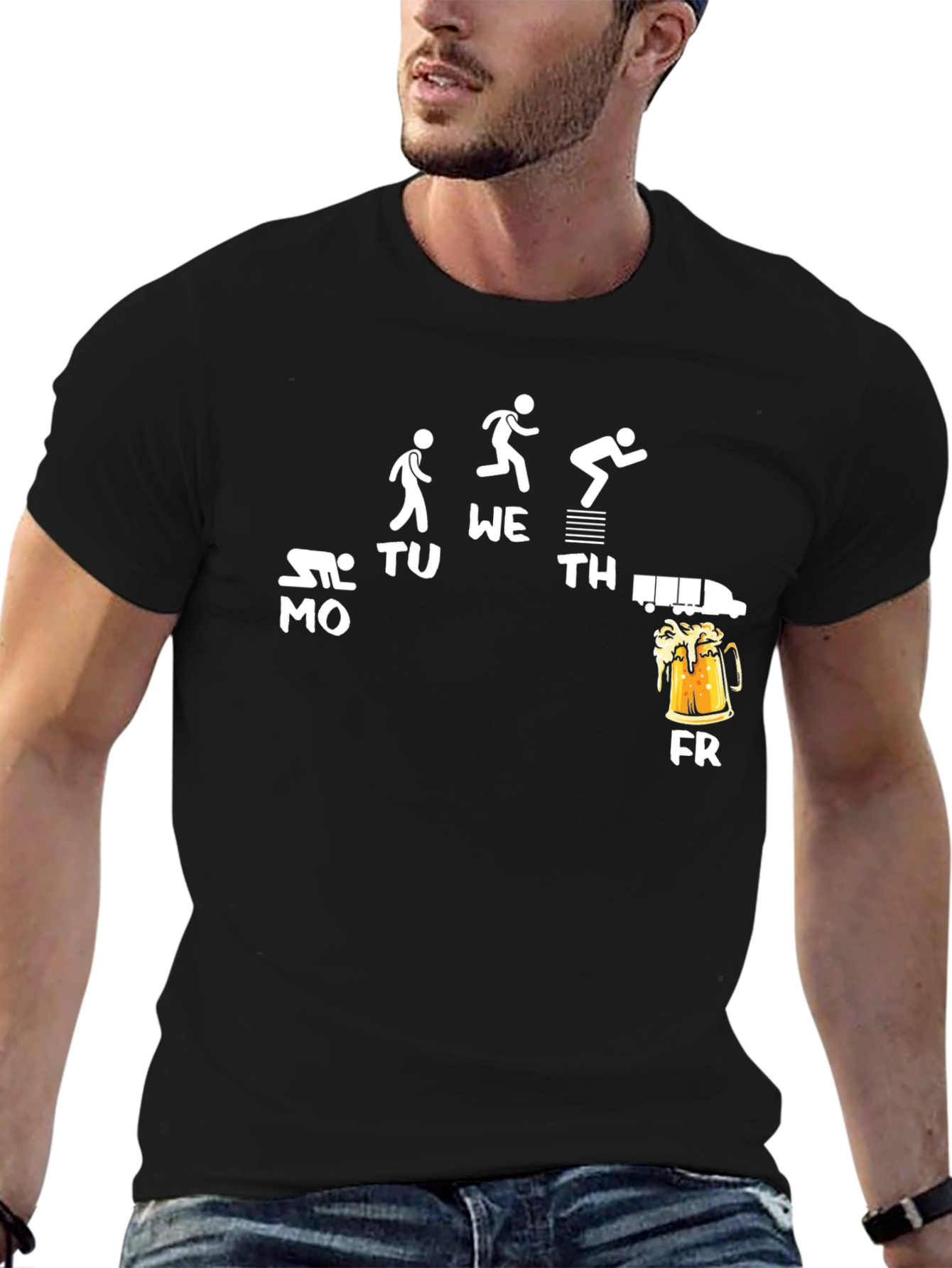 Work Week to Beer Friday Graphic T-Shirt