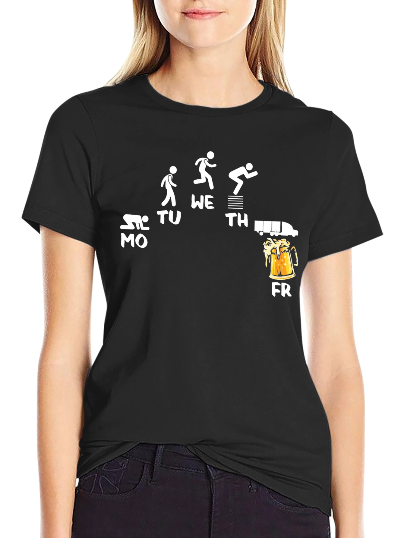 Work Week to Beer Friday Graphic T-Shirt