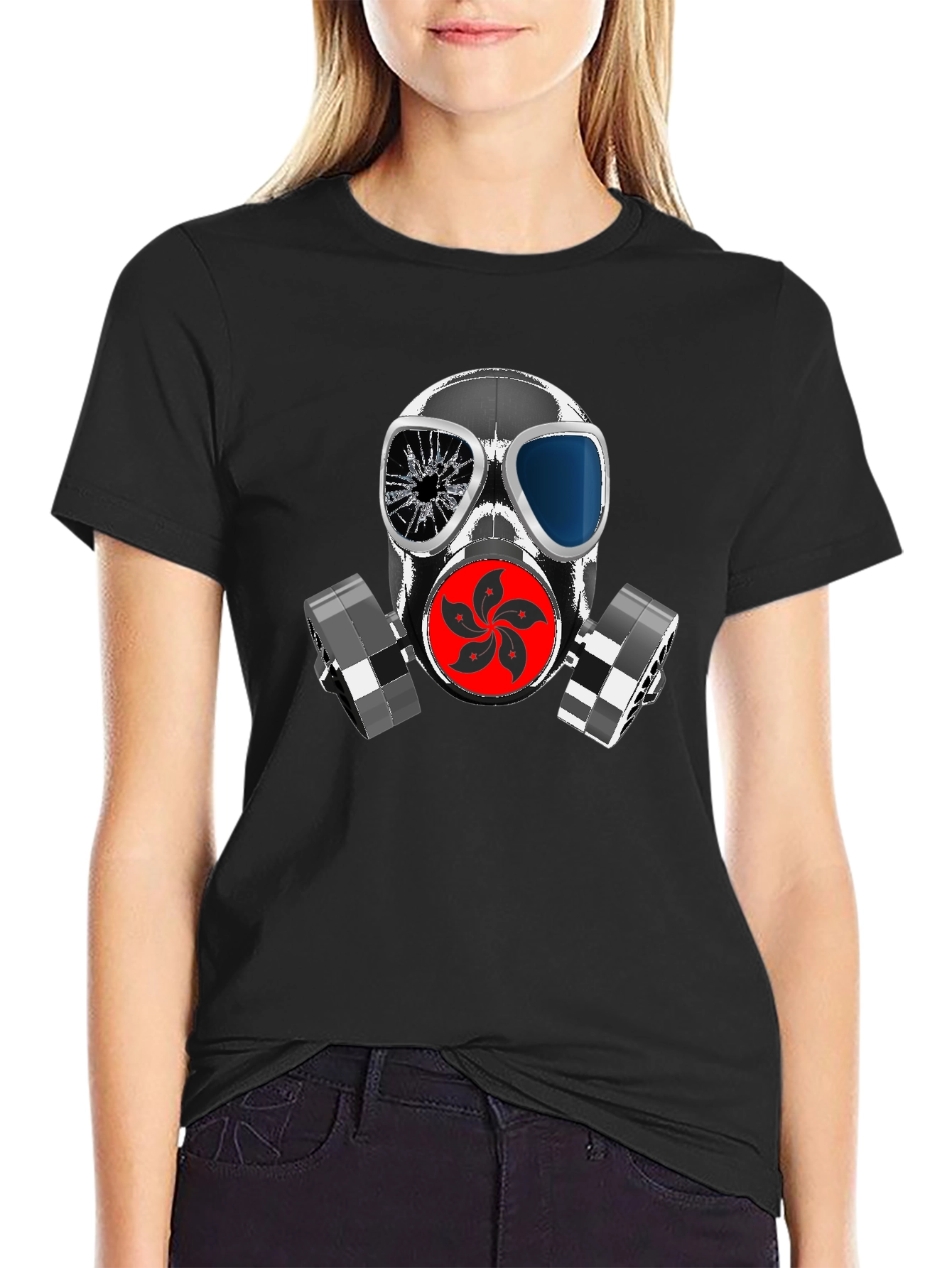 Gas Mask Graphic T-Shirt