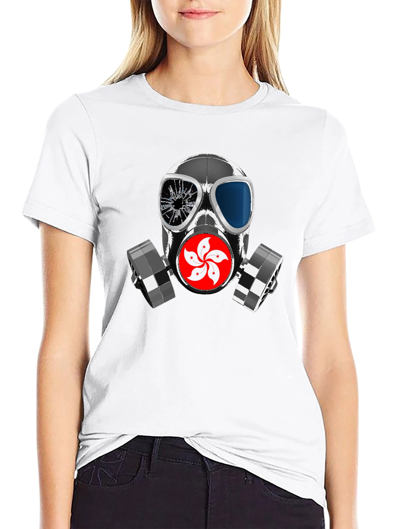 Gas Mask Graphic T-Shirt