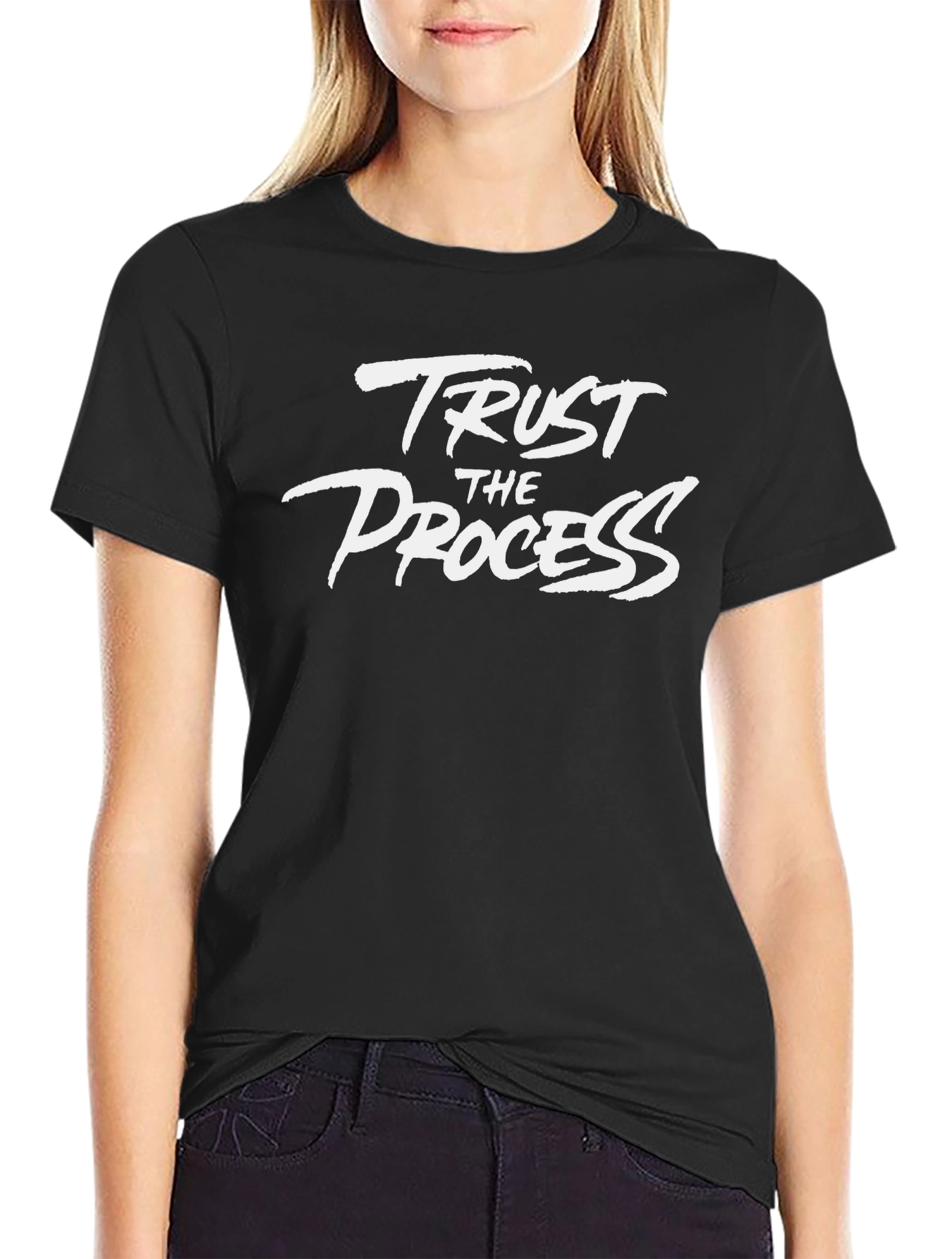 Trust The Process Graphic Tee - Motivational Shirt