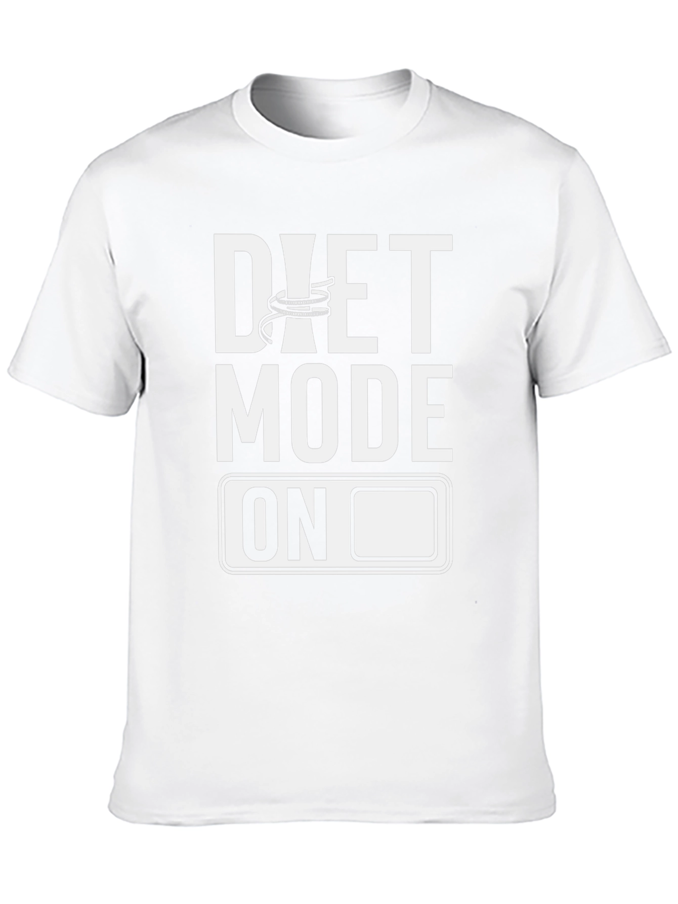 Diet Mode On Graphic Tee - Fitness Motivation Shirt