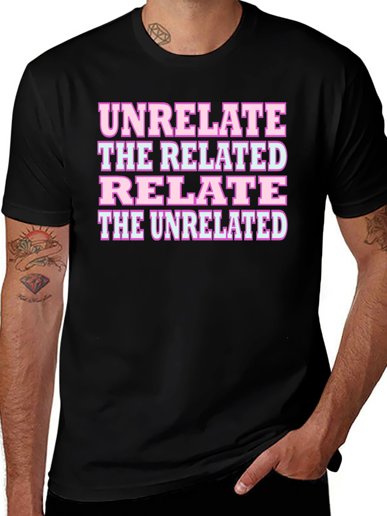 Unrelate Relate Graphic T-Shirt