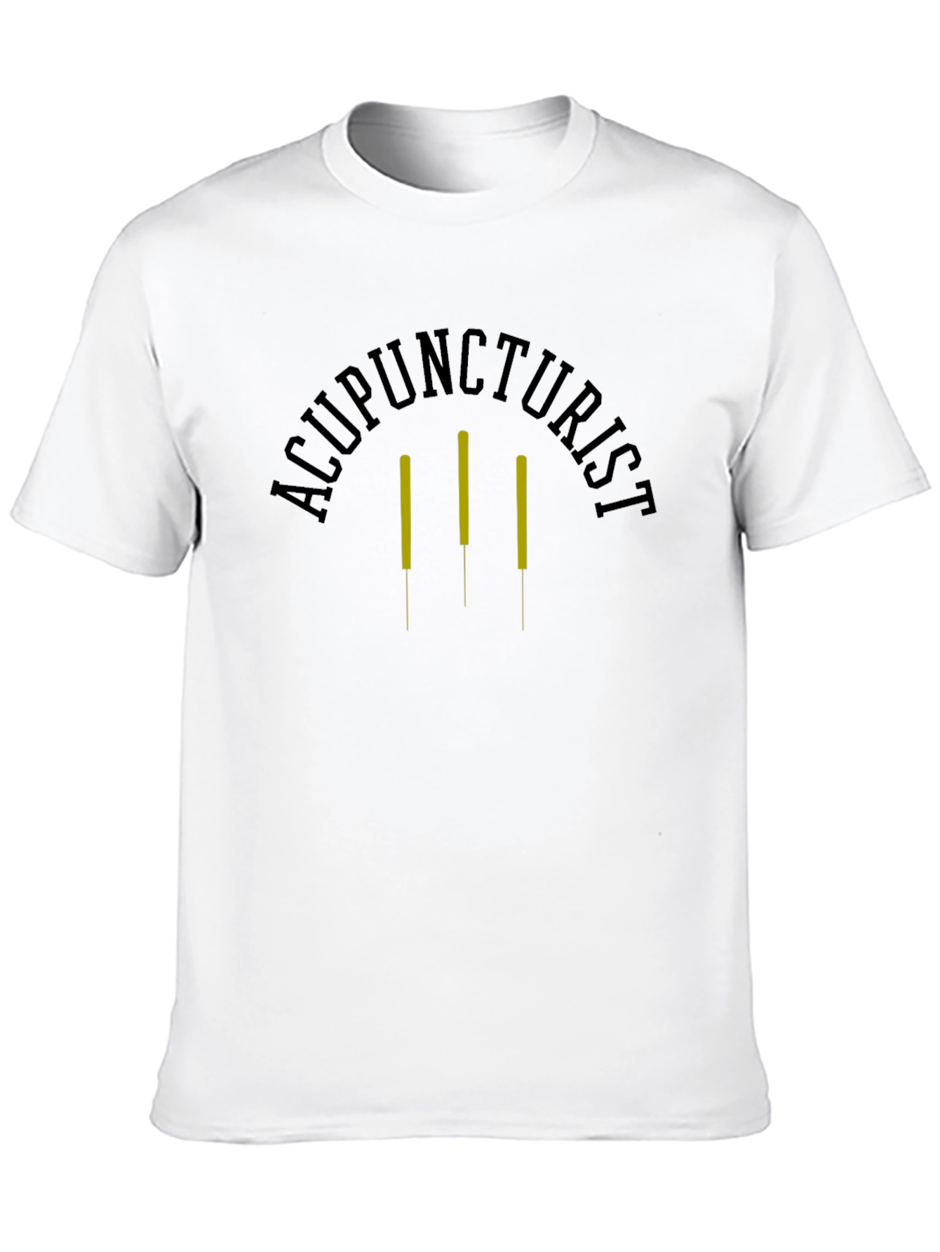 Acupuncturist Graphic Tee - Black Cotton T-Shirt