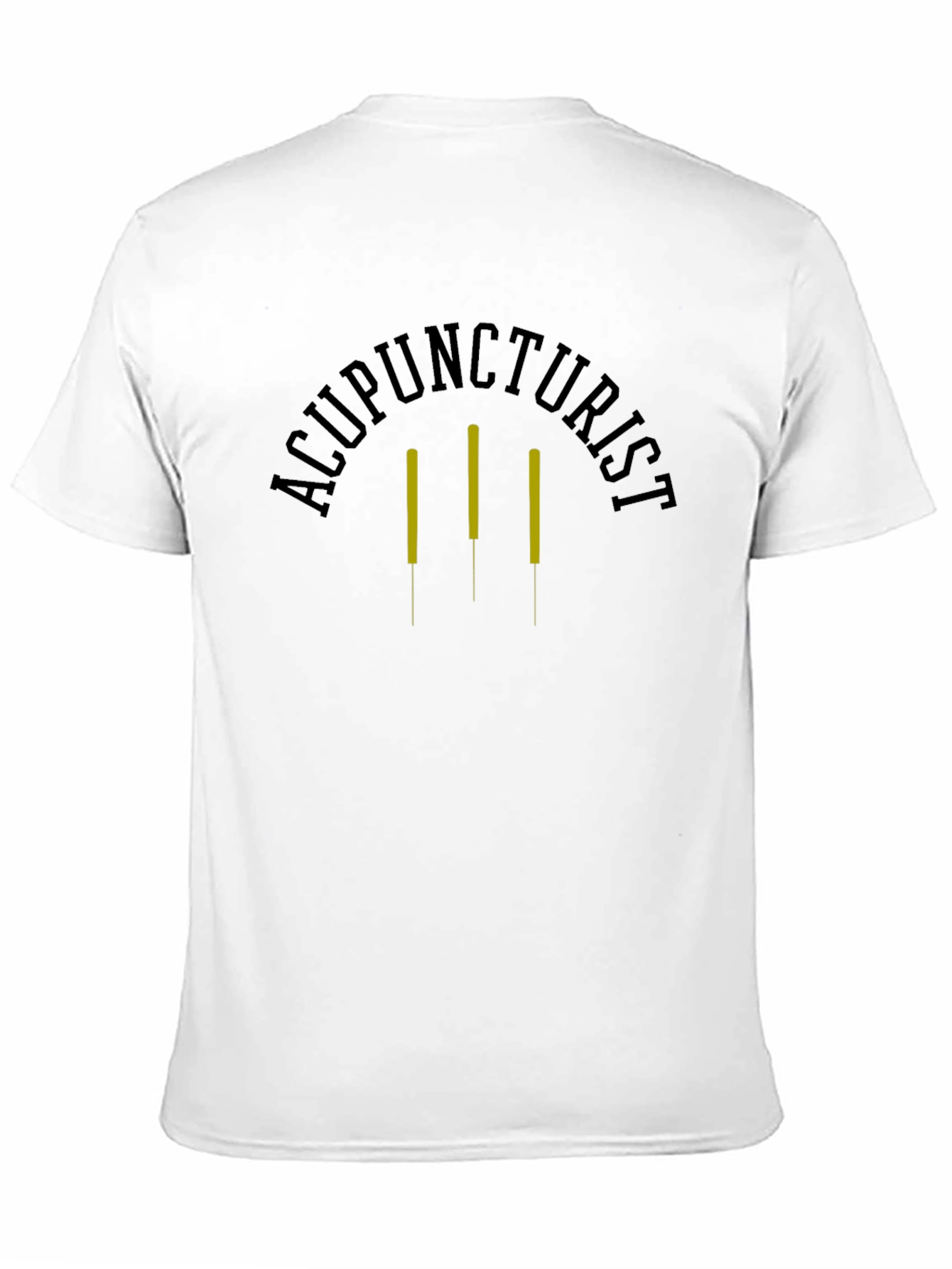 Acupuncturist Graphic Tee - Black Cotton T-Shirt