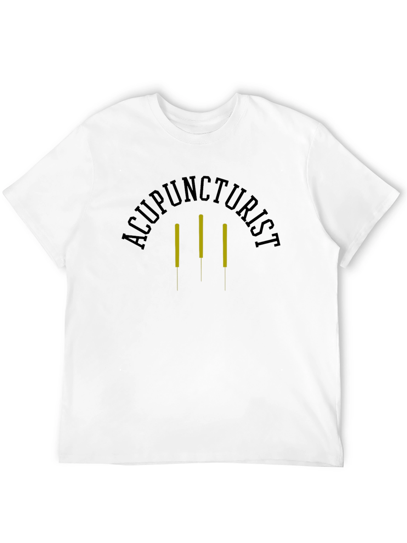 Acupuncturist Graphic Tee - Black Cotton T-Shirt