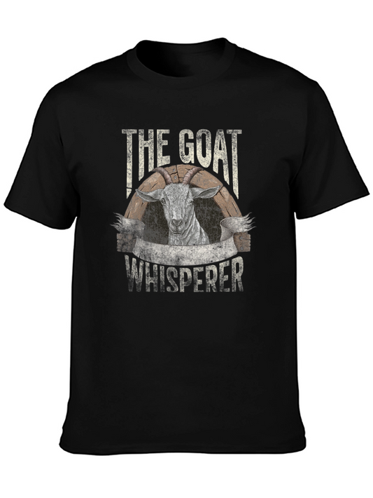 The Goat Whisperer T-Shirt - Black Graphic Tee