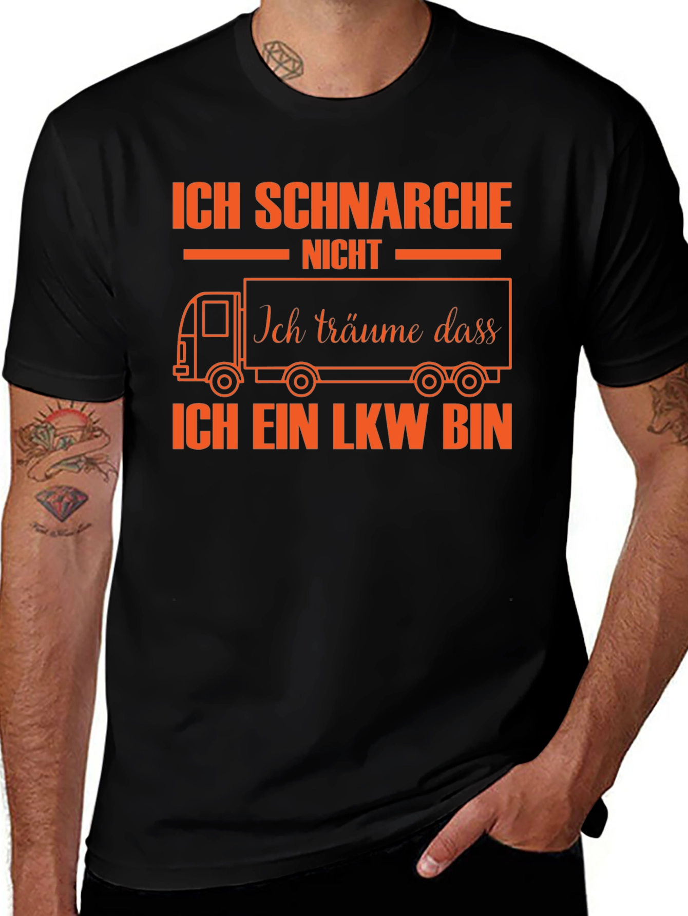 Ich Schnarche Nicht Truck T-Shirt