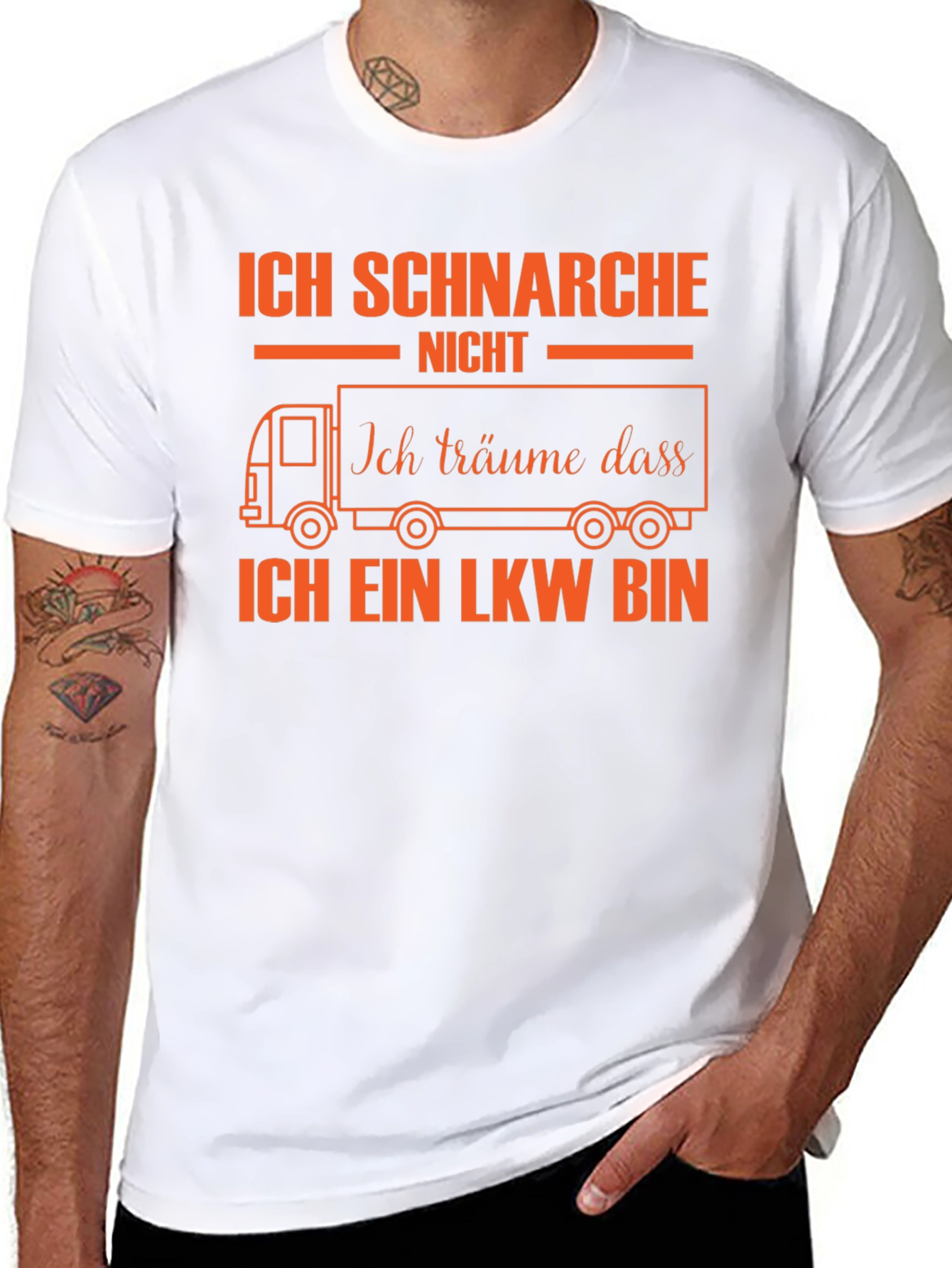 Ich Schnarche Nicht Truck T-Shirt