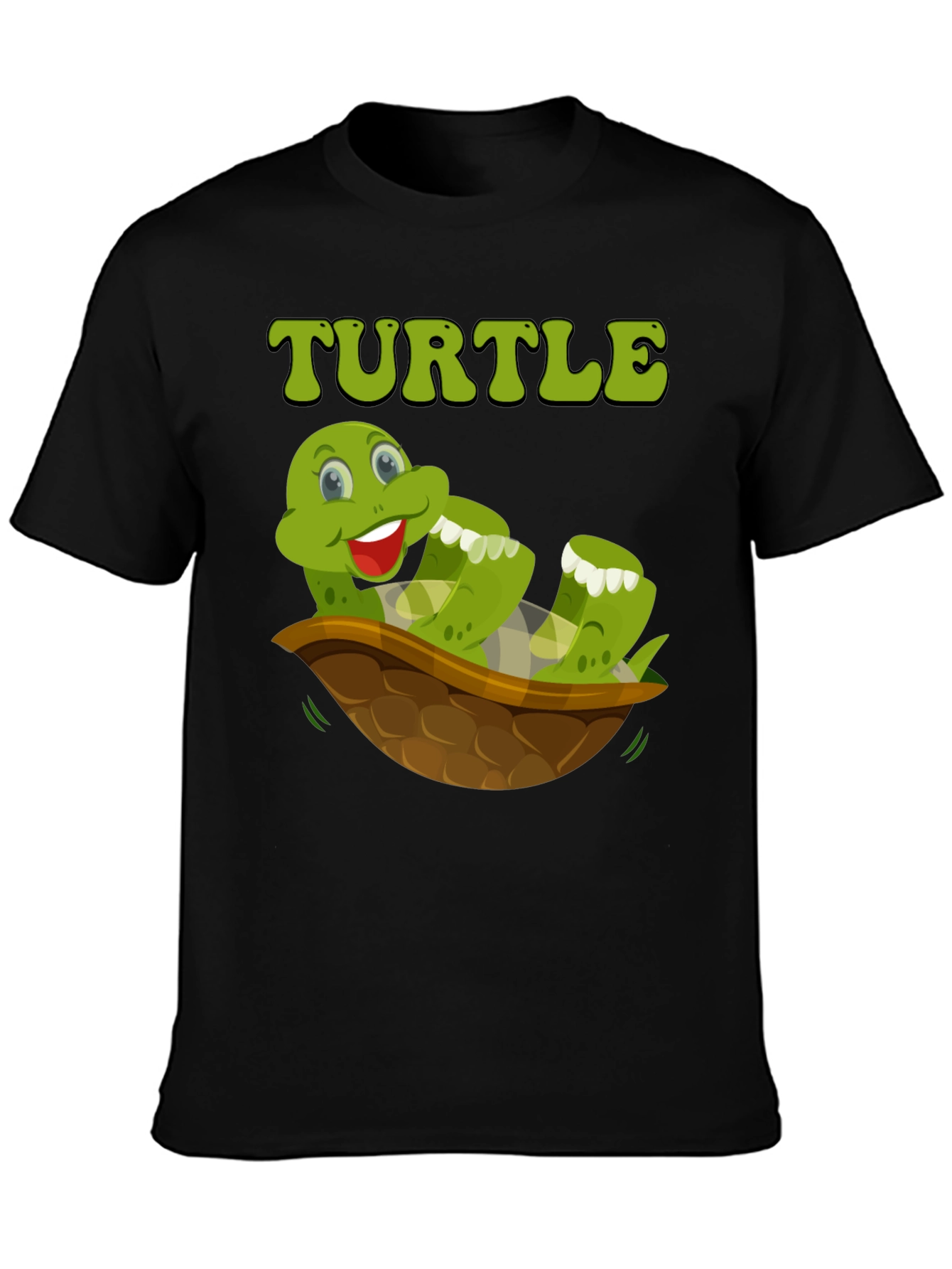 Funny Turtle T-Shirt - Cartoon Graphic Tee