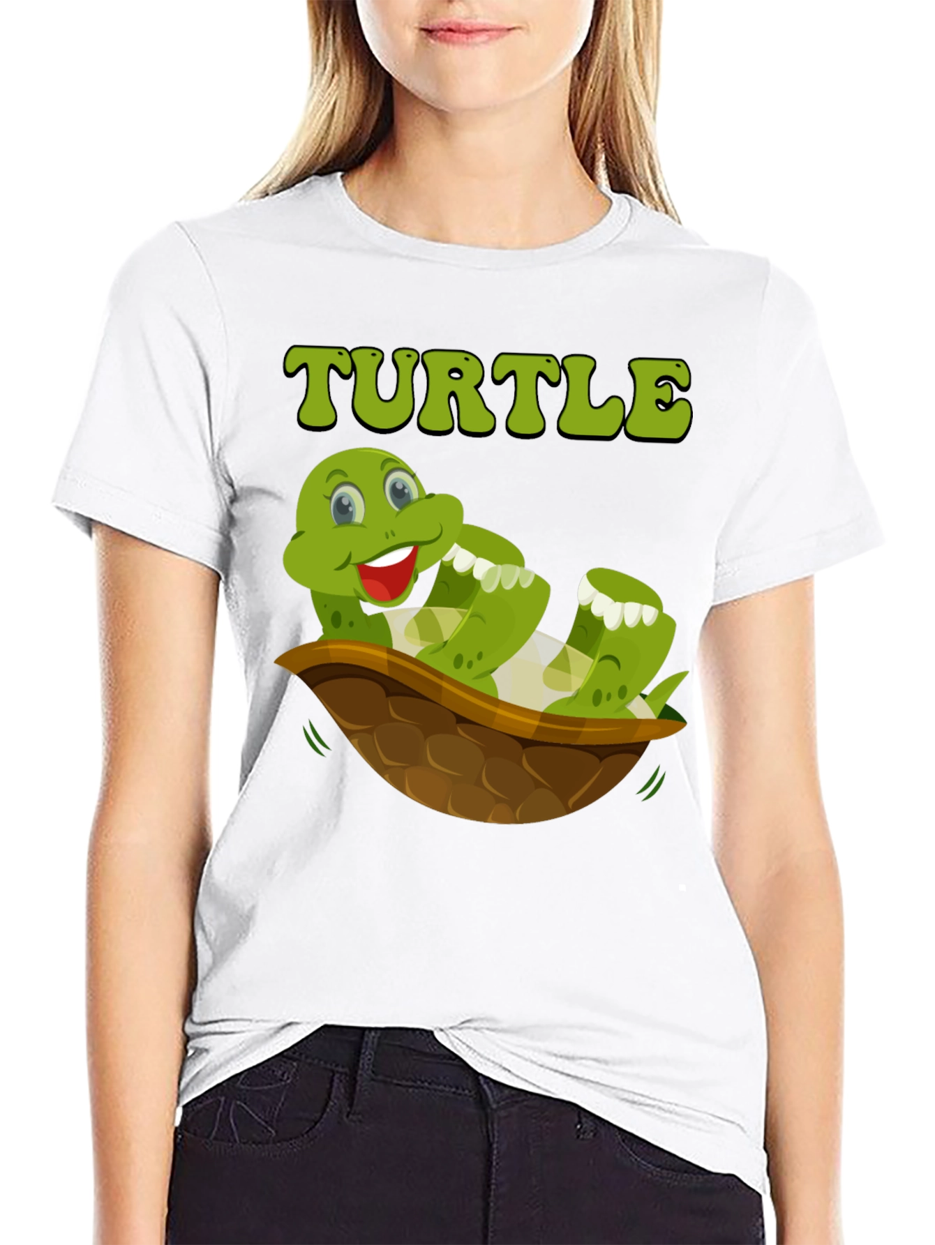Funny Turtle T-Shirt - Cartoon Graphic Tee