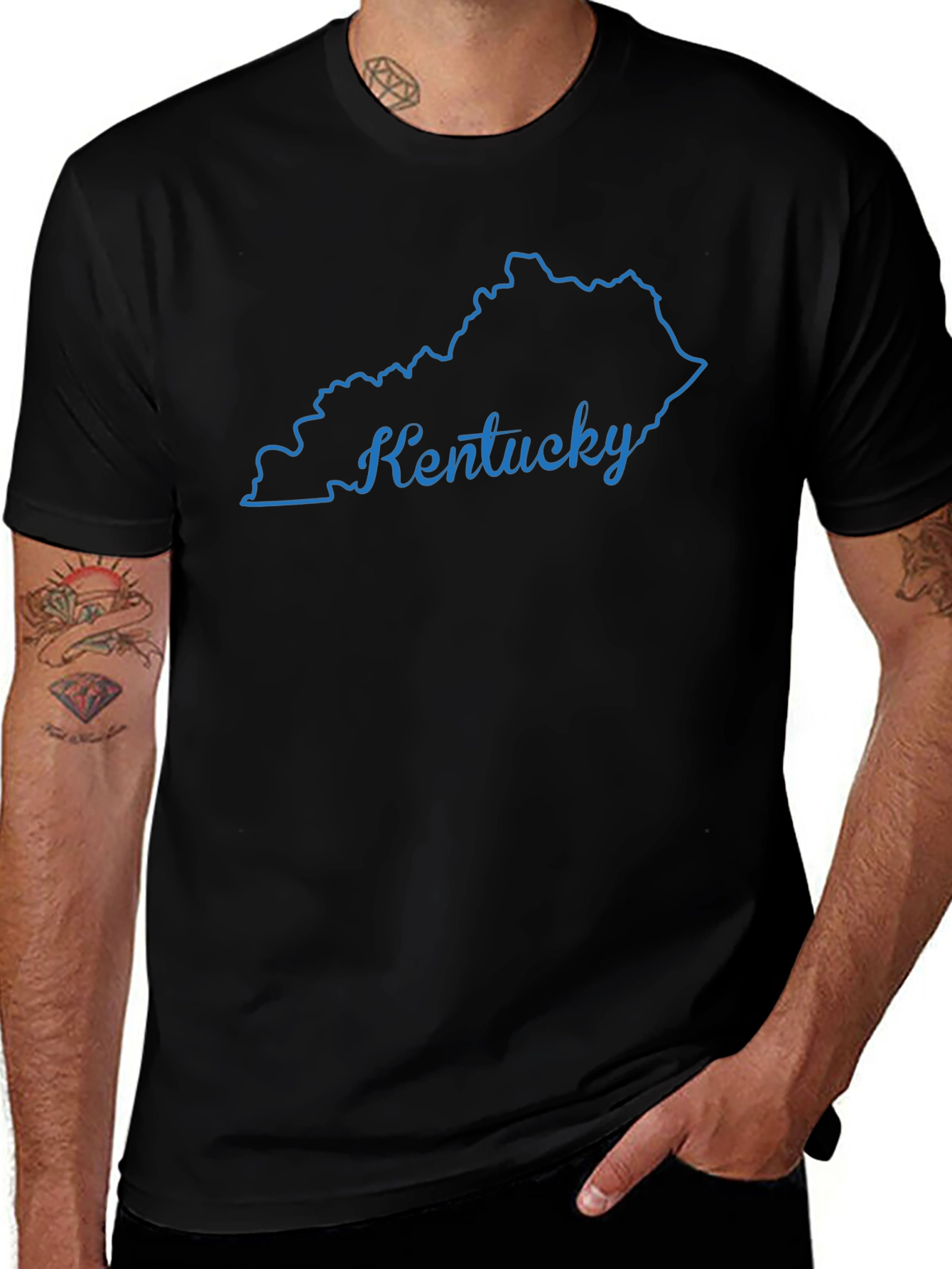 Kentucky Outline Tee - State Pride T-Shirt