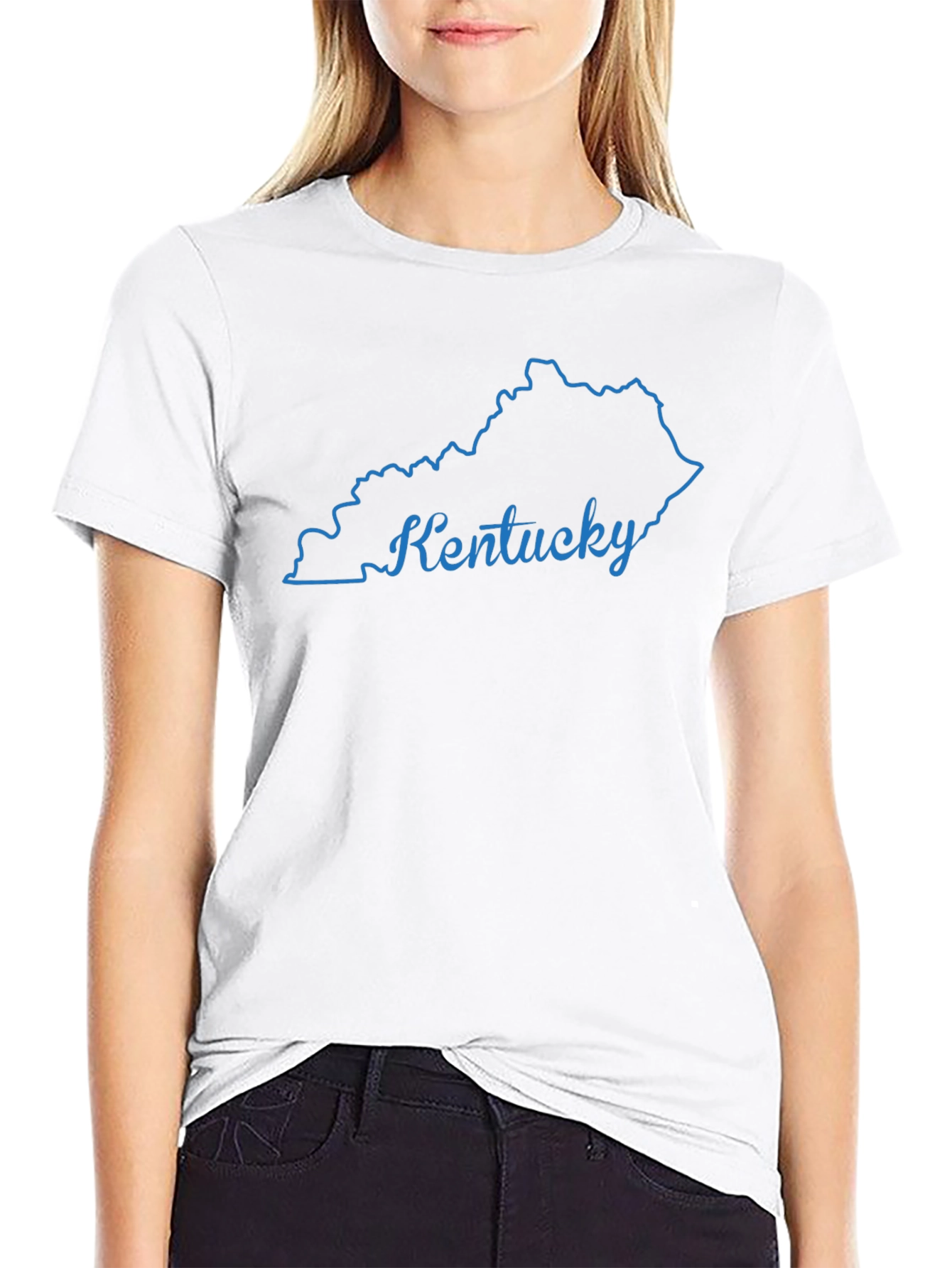 Kentucky Outline Tee - State Pride T-Shirt