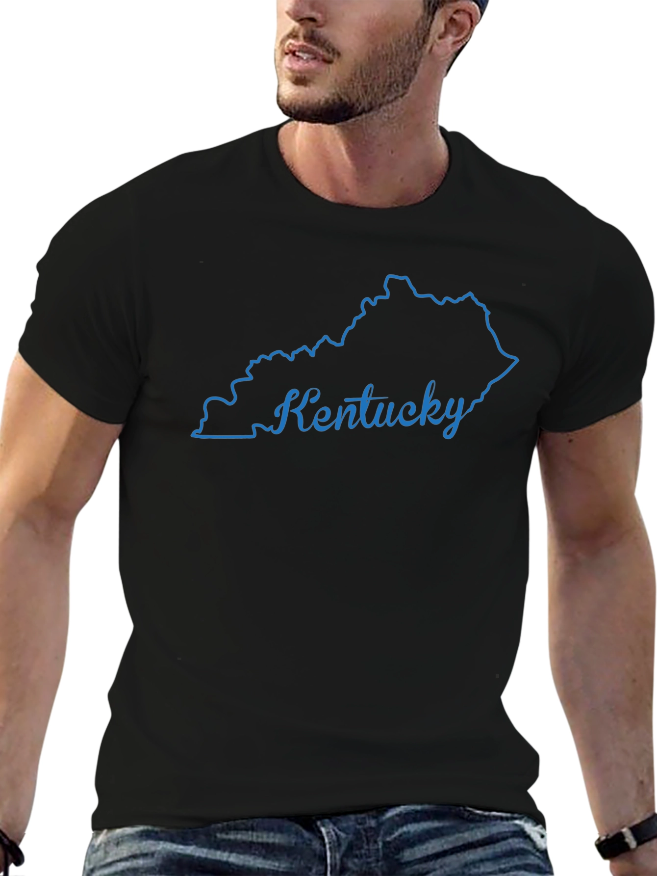 Kentucky Outline Tee - State Pride T-Shirt