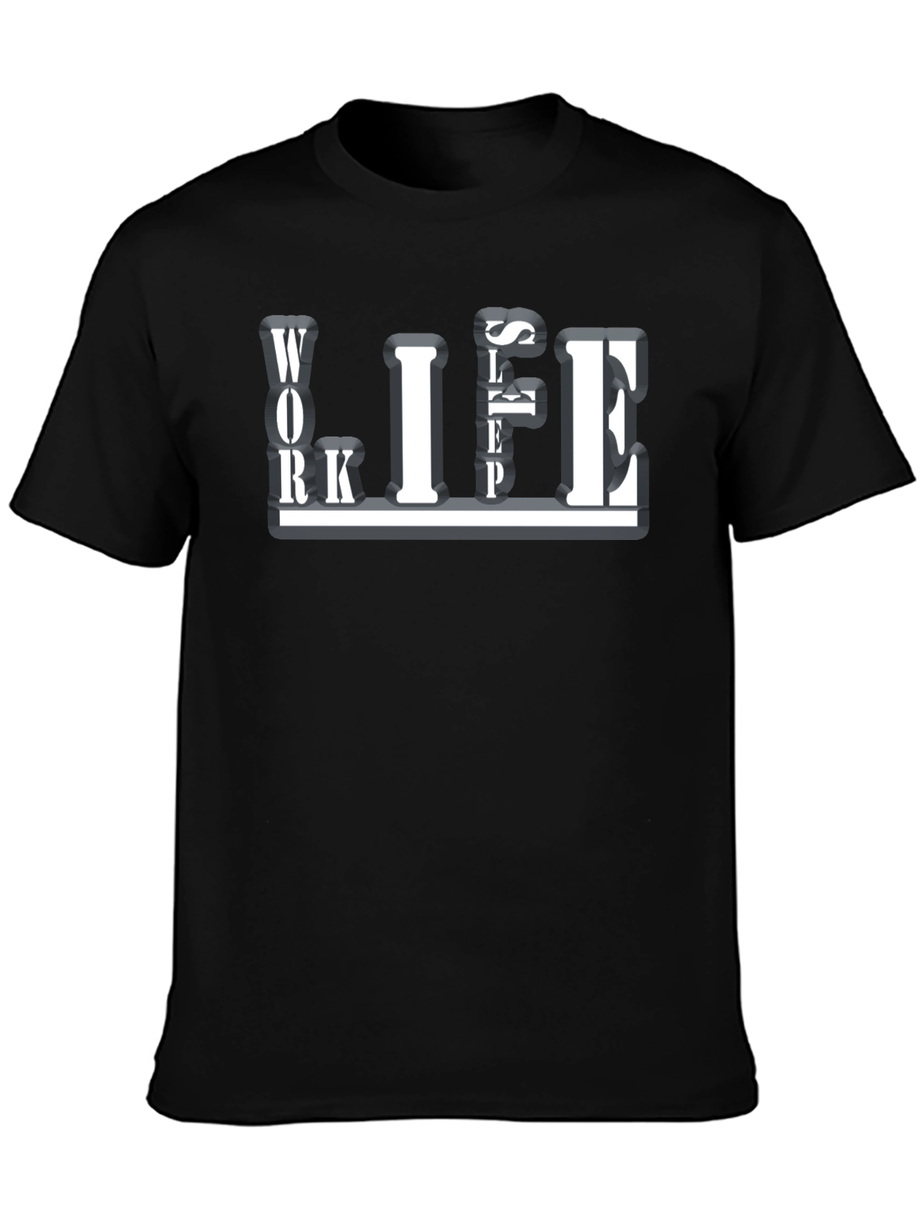 Work Life Sleep Graphic T-Shirt