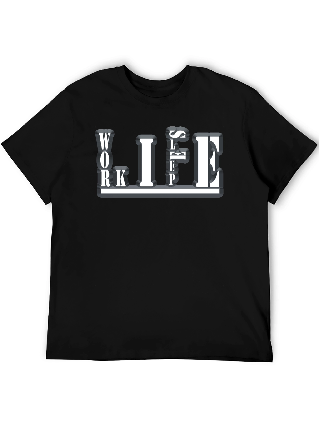 Work Life Sleep Graphic T-Shirt