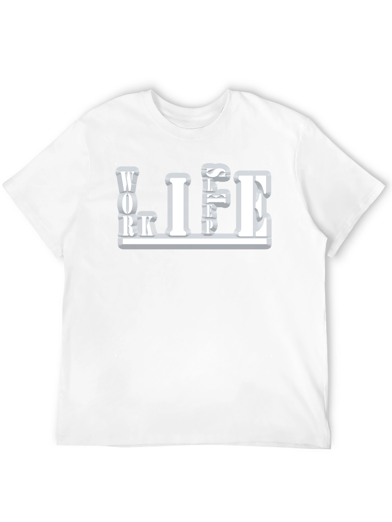 Work Life Sleep Graphic T-Shirt