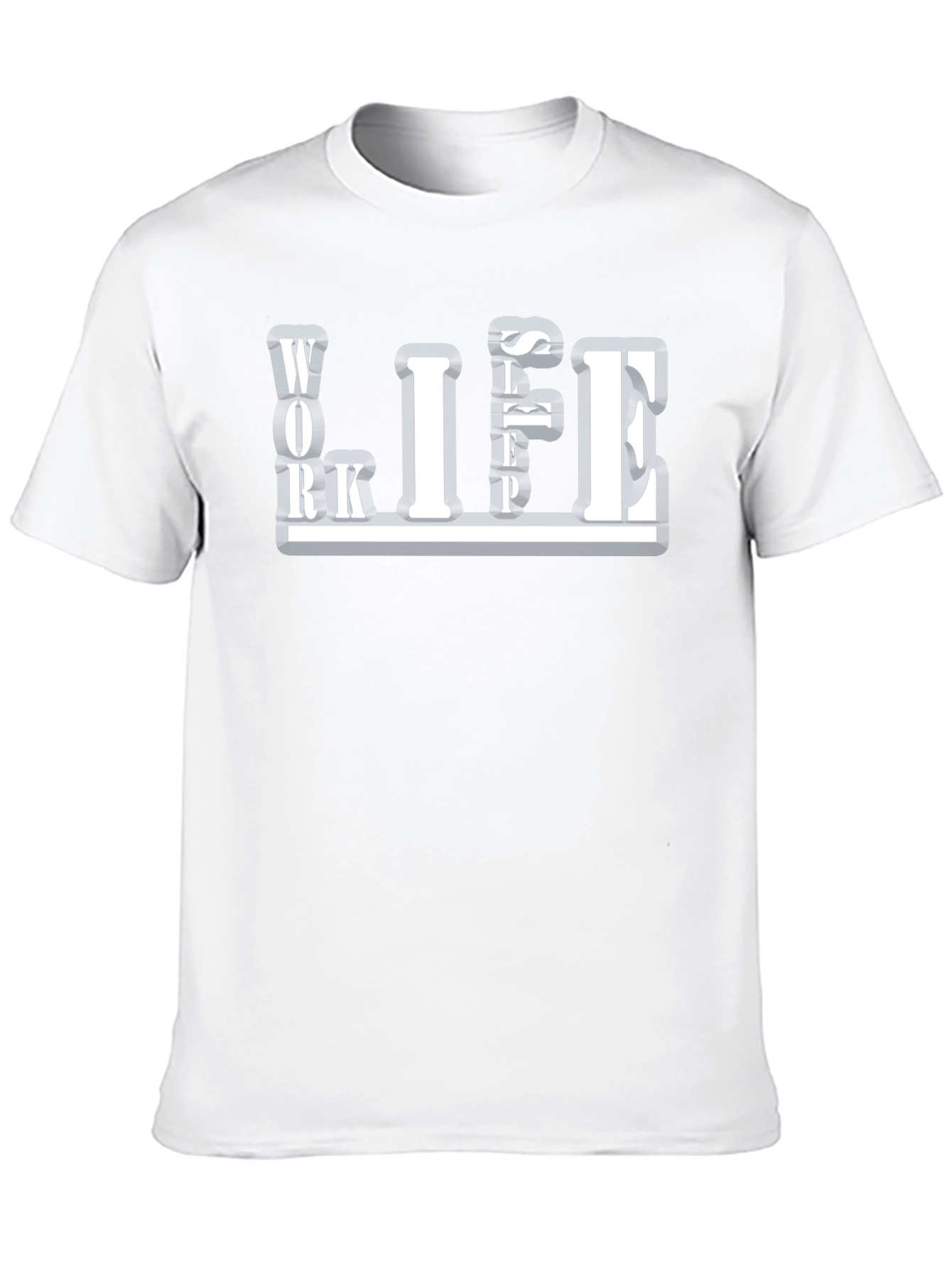 Work Life Sleep Graphic T-Shirt