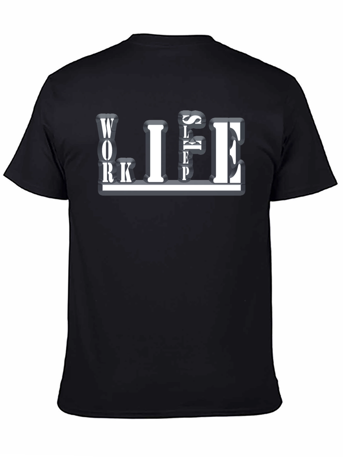 Work Life Sleep Graphic T-Shirt