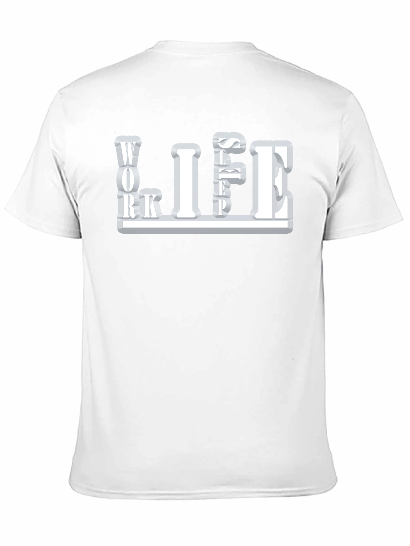 Work Life Sleep Graphic T-Shirt