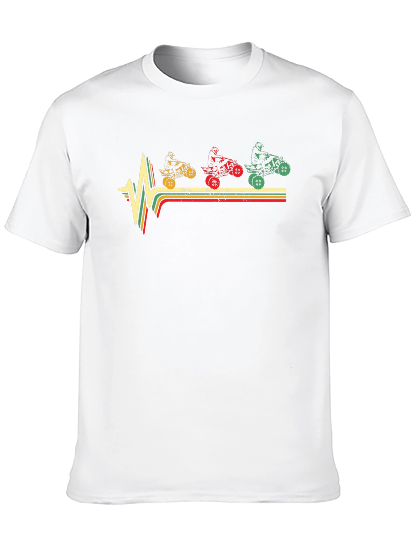 ATV Heartbeat Graphic T-Shirt - Ride On!