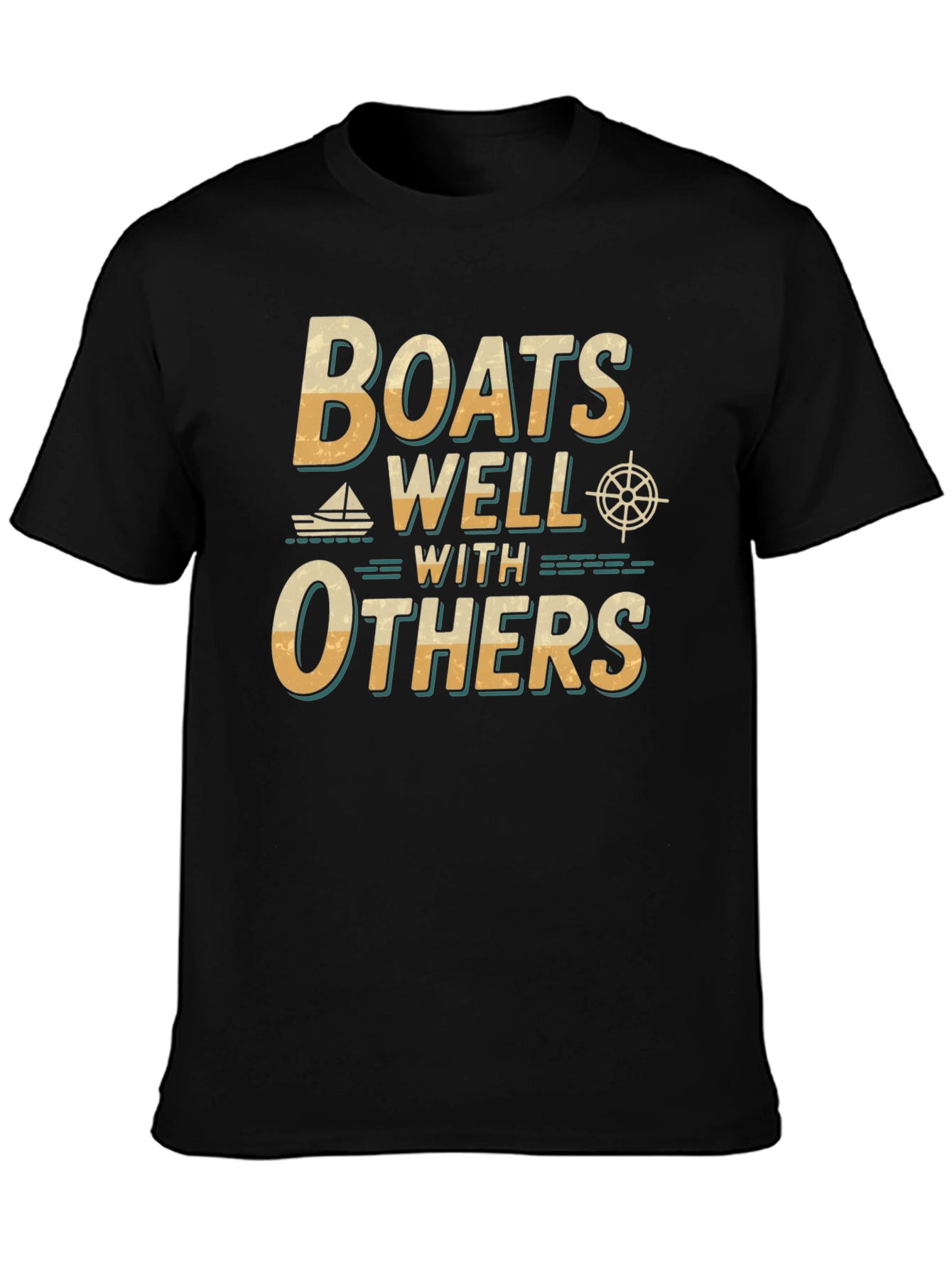 Boats Well With Others T-Shirt - Nautical Theme