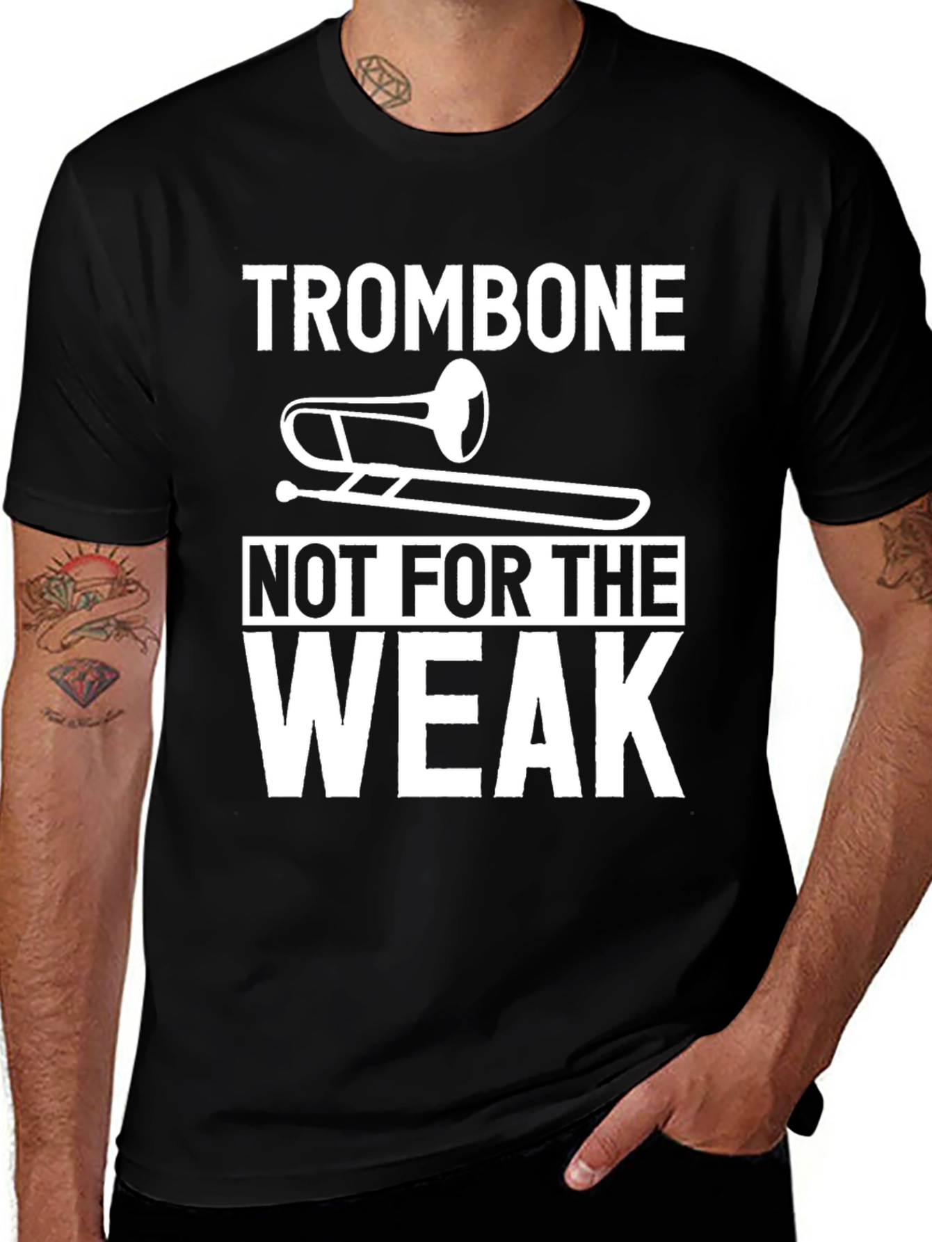 Trombone Not For The Weak Graphic Tee