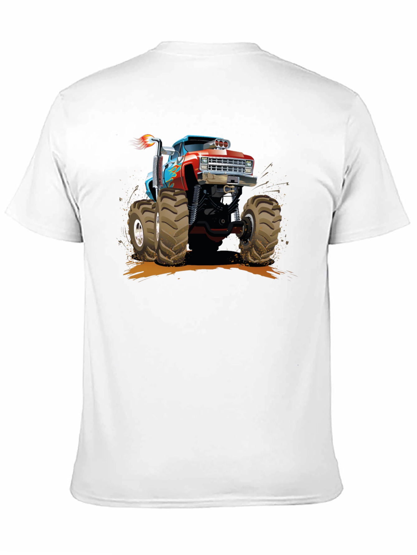 Monster Truck Graphic Tee - Black Cotton T-Shirt